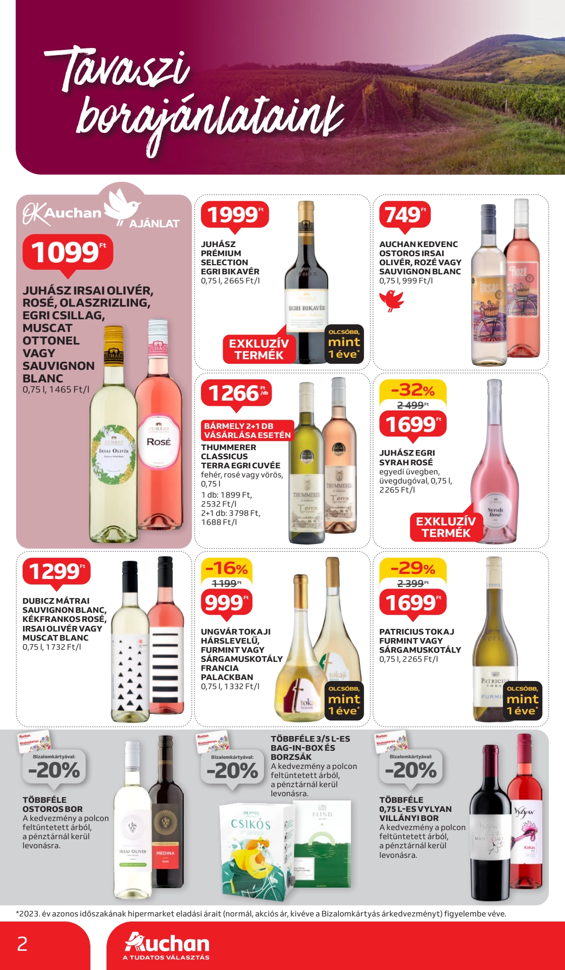 Lapozható Auchan Hipermarket Tavasz szórólap 2024. 04.11-04.24 - 2. oldal Lapozható Auchan Hipermarket Tavasz szórólap 2024. 04.11-04.24 - 2. oldal