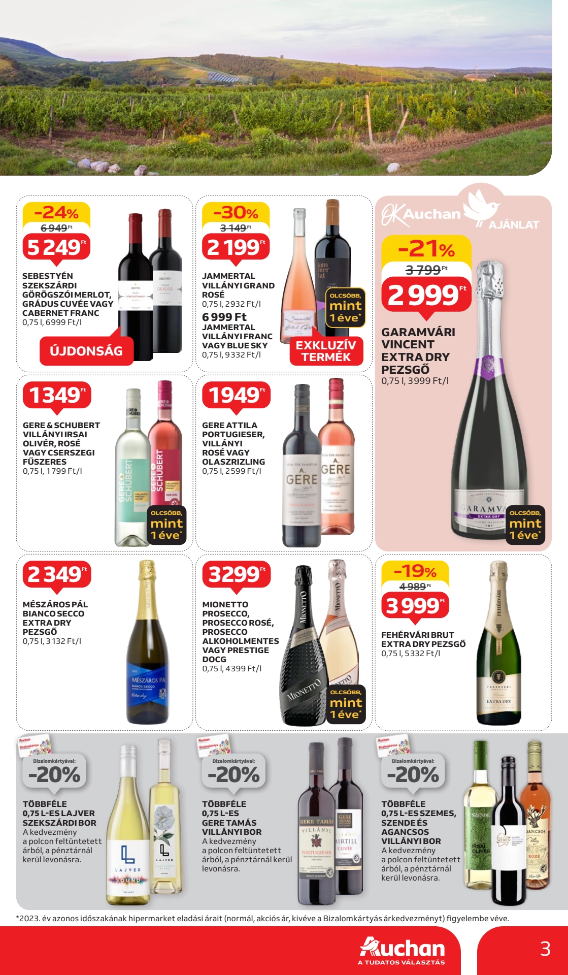 Lapozható Auchan Hipermarket Tavasz szórólap 2024. 04.11-04.24 - 3. oldal Lapozható Auchan Hipermarket Tavasz szórólap 2024. 04.11-04.24 - 3. oldal