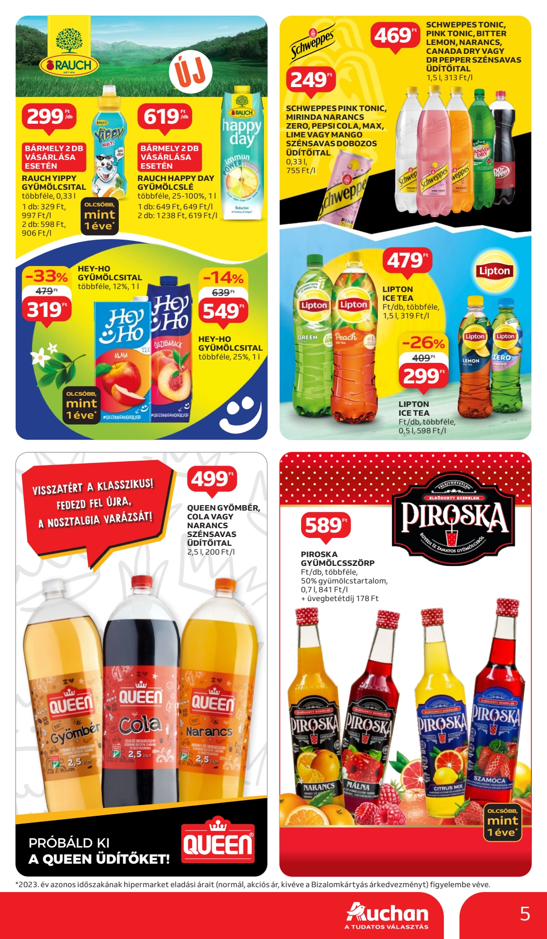 Lapozható Auchan Hipermarket Tavasz szórólap 2024. 04.11-04.24 - 5. oldal Lapozható Auchan Hipermarket Tavasz szórólap 2024. 04.11-04.24 - 5. oldal