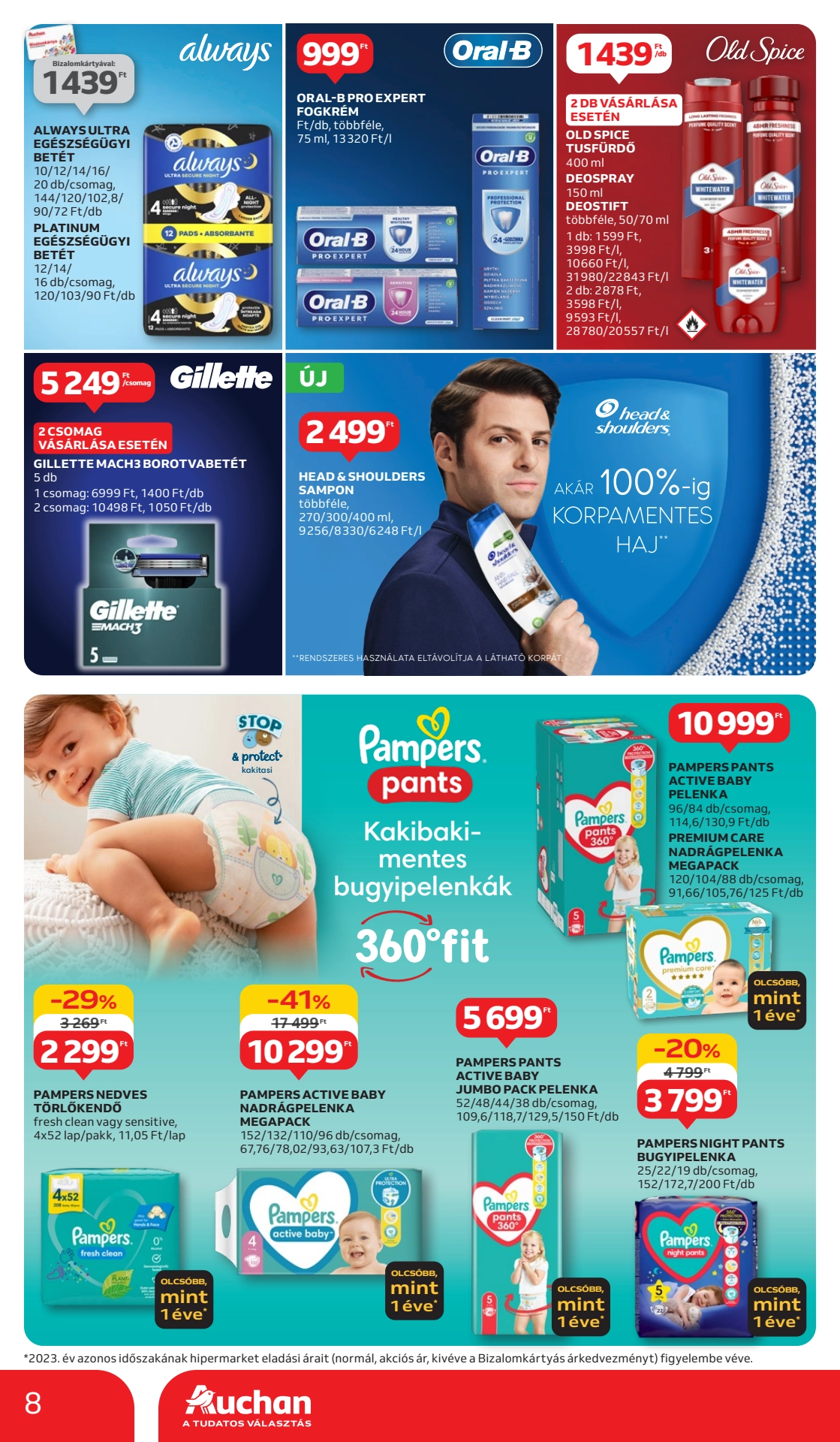 Lapozható Auchan Hipermarket Tavasz szórólap 2024. 04.11-04.24 - 8. oldal Lapozható Auchan Hipermarket Tavasz szórólap 2024. 04.11-04.24 - 8. oldal
