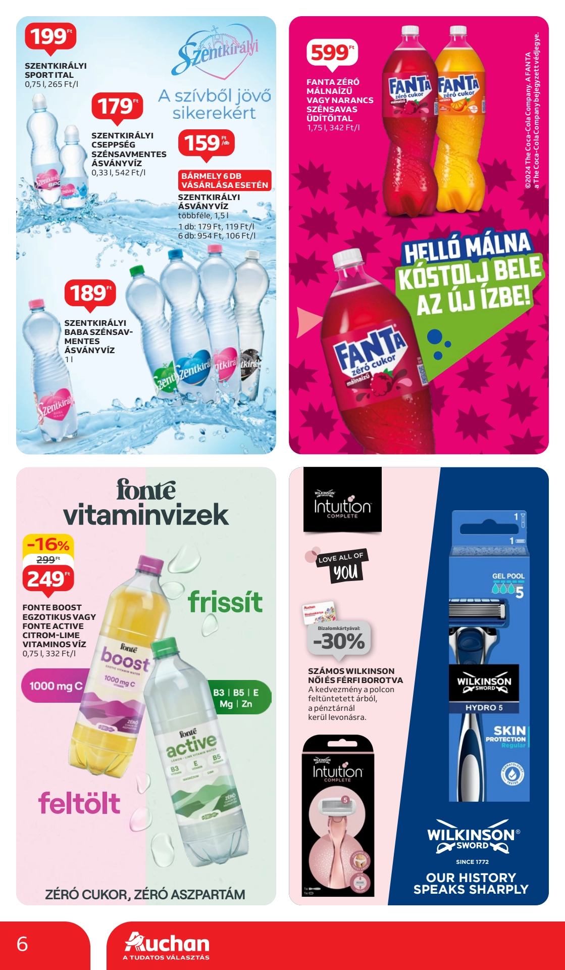 Lapozható Auchan Hipermarket Tavasz szórólap 2024. 04.11-04.24 - 6. oldal Lapozható Auchan Hipermarket Tavasz szórólap 2024. 04.11-04.24 - 6. oldal