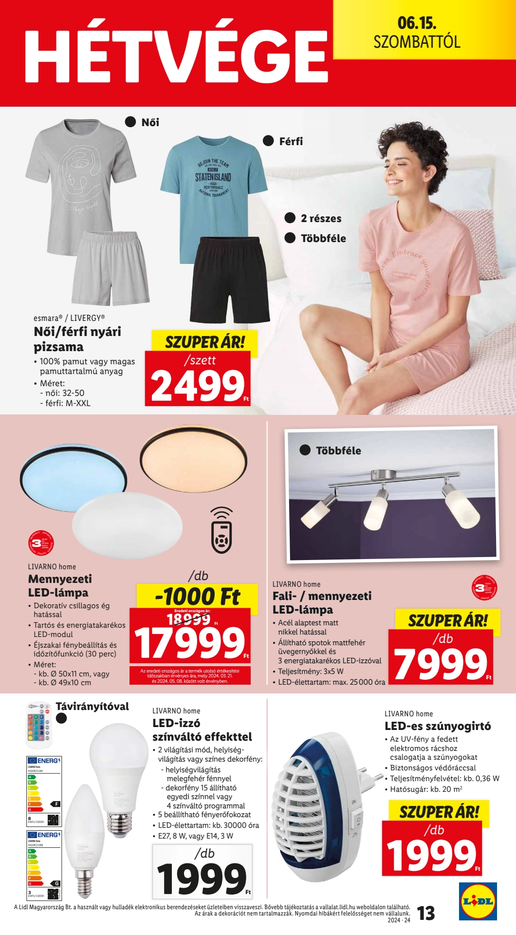 Lapozható Lidl Nonfood szórólap 2024. 06.13 - 13. oldal Lapozható Lidl Nonfood szórólap 2024. 06.13 - 13. oldal
