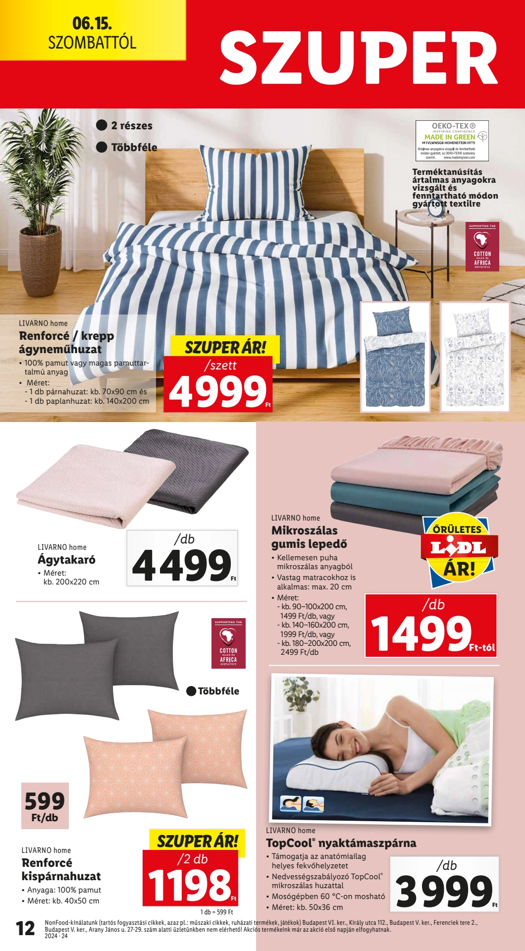 Lapozható Lidl Nonfood szórólap 2024. 06.13 - 12. oldal Lapozható Lidl Nonfood szórólap 2024. 06.13 - 12. oldal