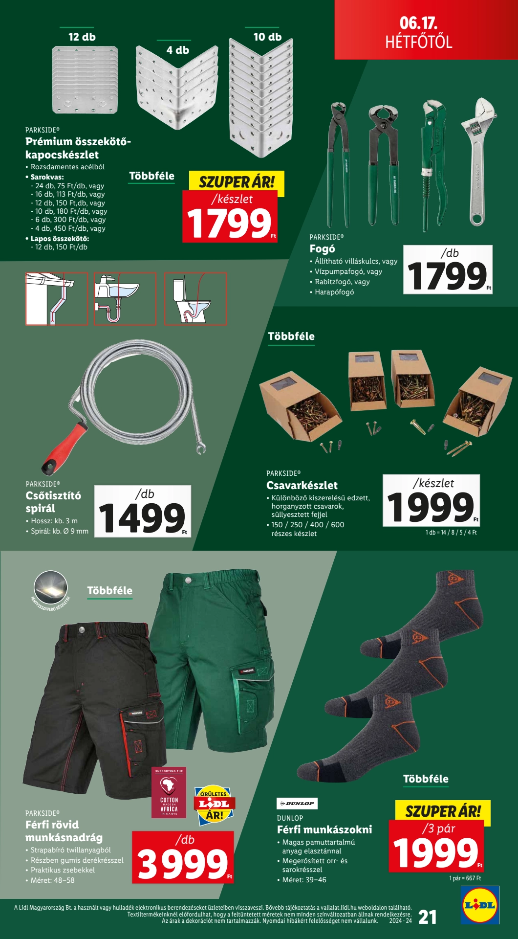 Lapozható Lidl Nonfood szórólap 2024. 06.13 - 21. oldal Lapozható Lidl Nonfood szórólap 2024. 06.13 - 21. oldal