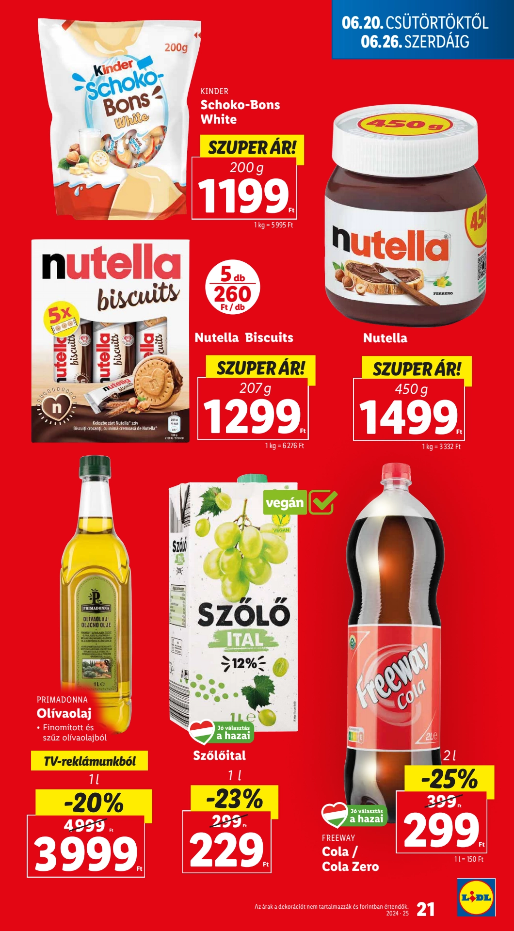 Lapozható Lidl szórólap 2024. 06.20-06.26 - 21. oldal Lapozható Lidl szórólap 2024. 06.20-06.26 - 21. oldal