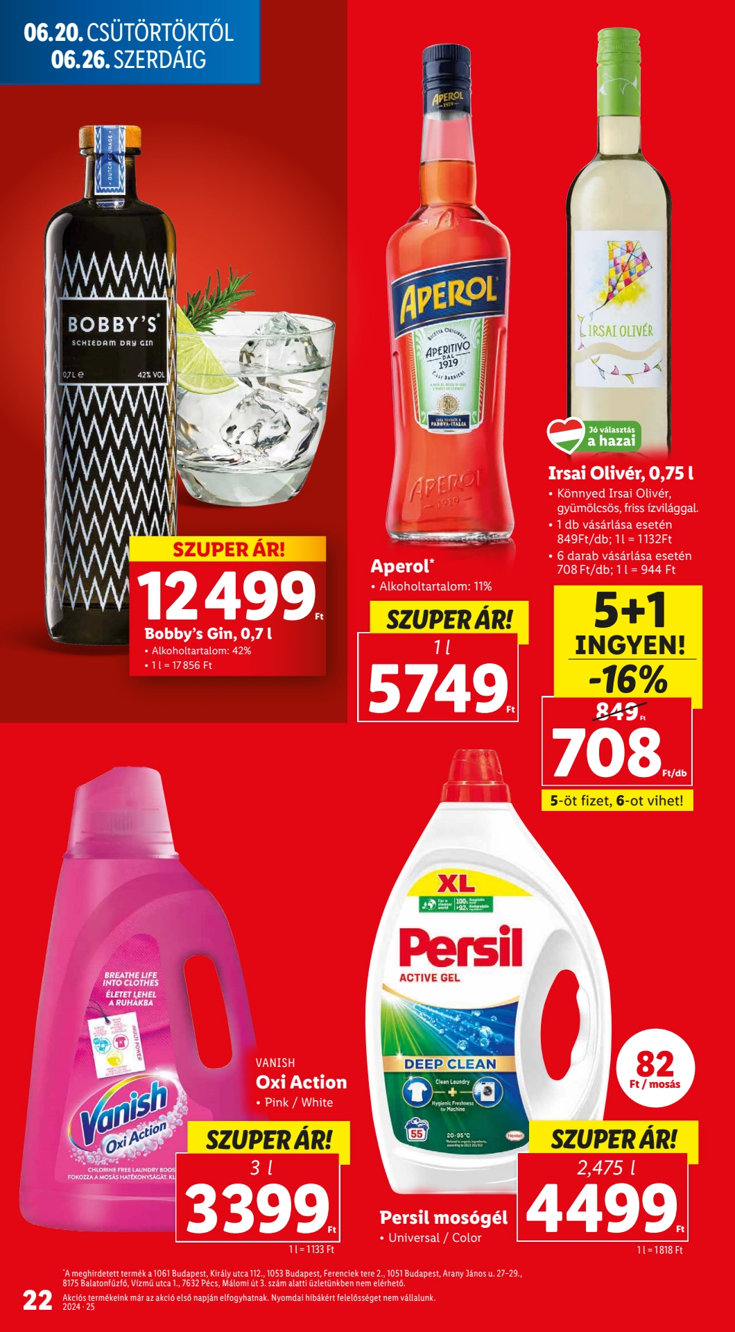 Lapozható Lidl szórólap 2024. 06.20-06.26 - 22. oldal Lapozható Lidl szórólap 2024. 06.20-06.26 - 22. oldal