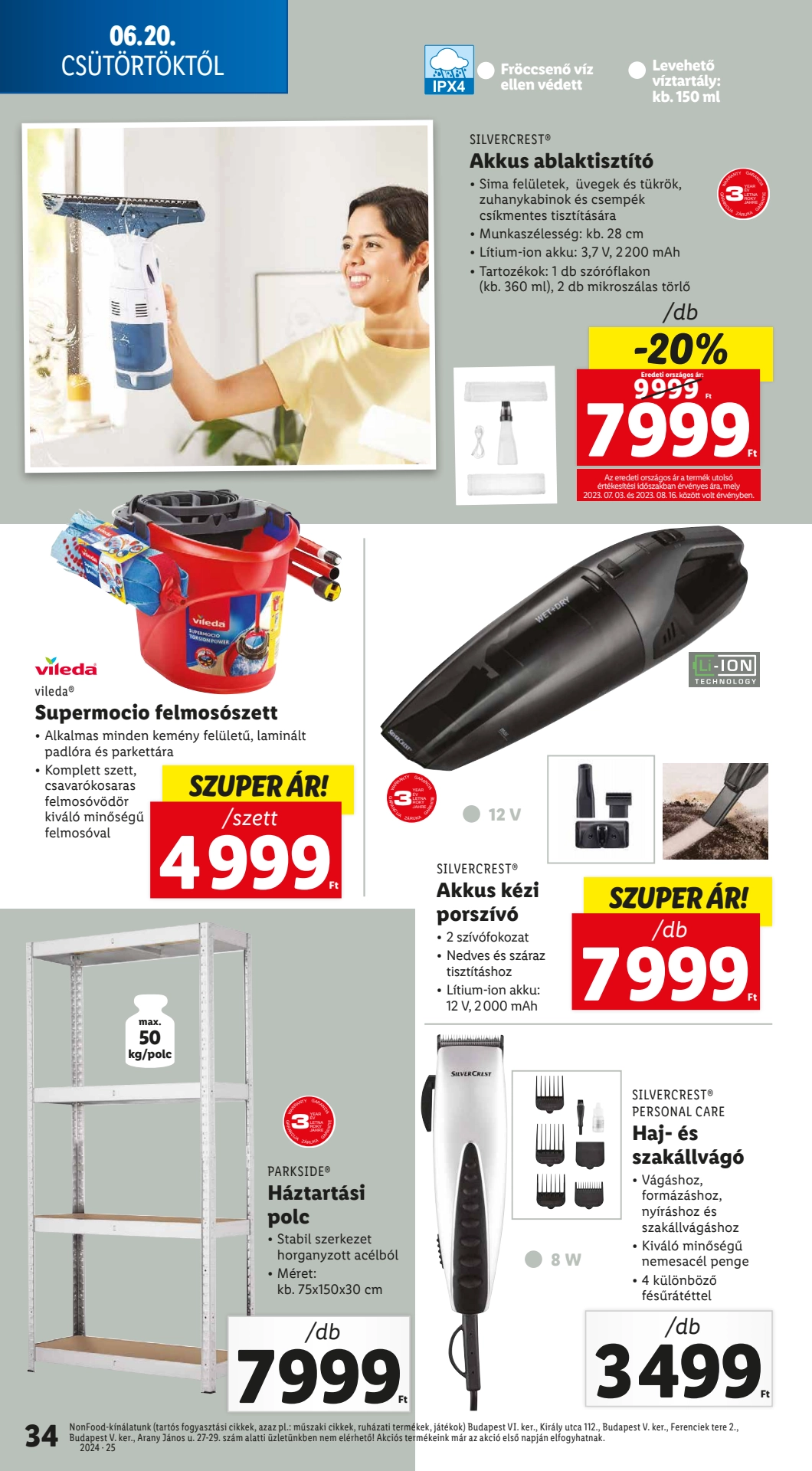 Lapozható Lidl szórólap 2024. 06.20-06.26 - 34. oldal Lapozható Lidl szórólap 2024. 06.20-06.26 - 34. oldal