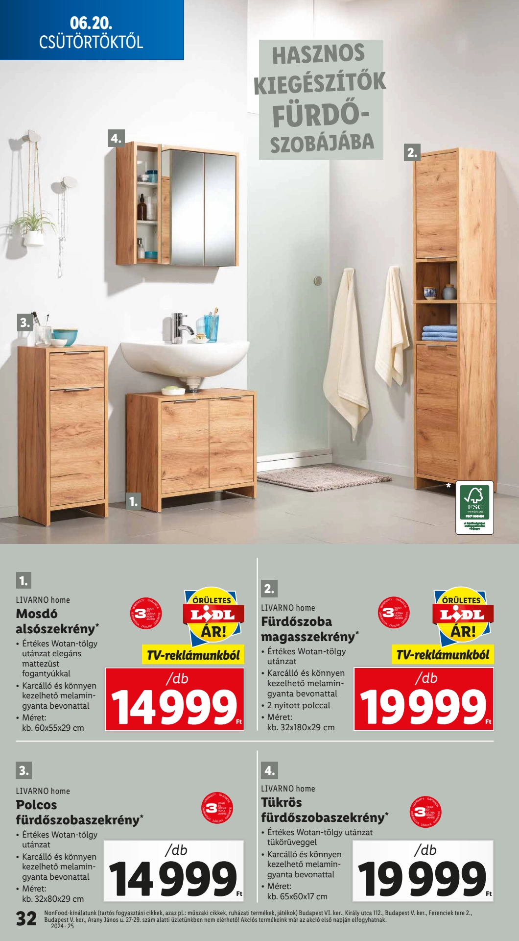 Lapozható Lidl szórólap 2024. 06.20-06.26 - 32. oldal Lapozható Lidl szórólap 2024. 06.20-06.26 - 32. oldal
