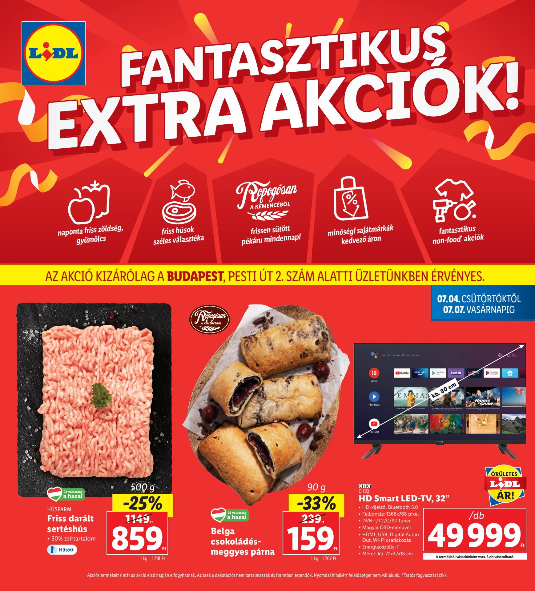 Lapozható Lidl Regionális szórólap 2024. 07.04-07.07 - 1. oldal Lapozható Lidl Regionális szórólap 2024. 07.04-07.07 - 1. oldal