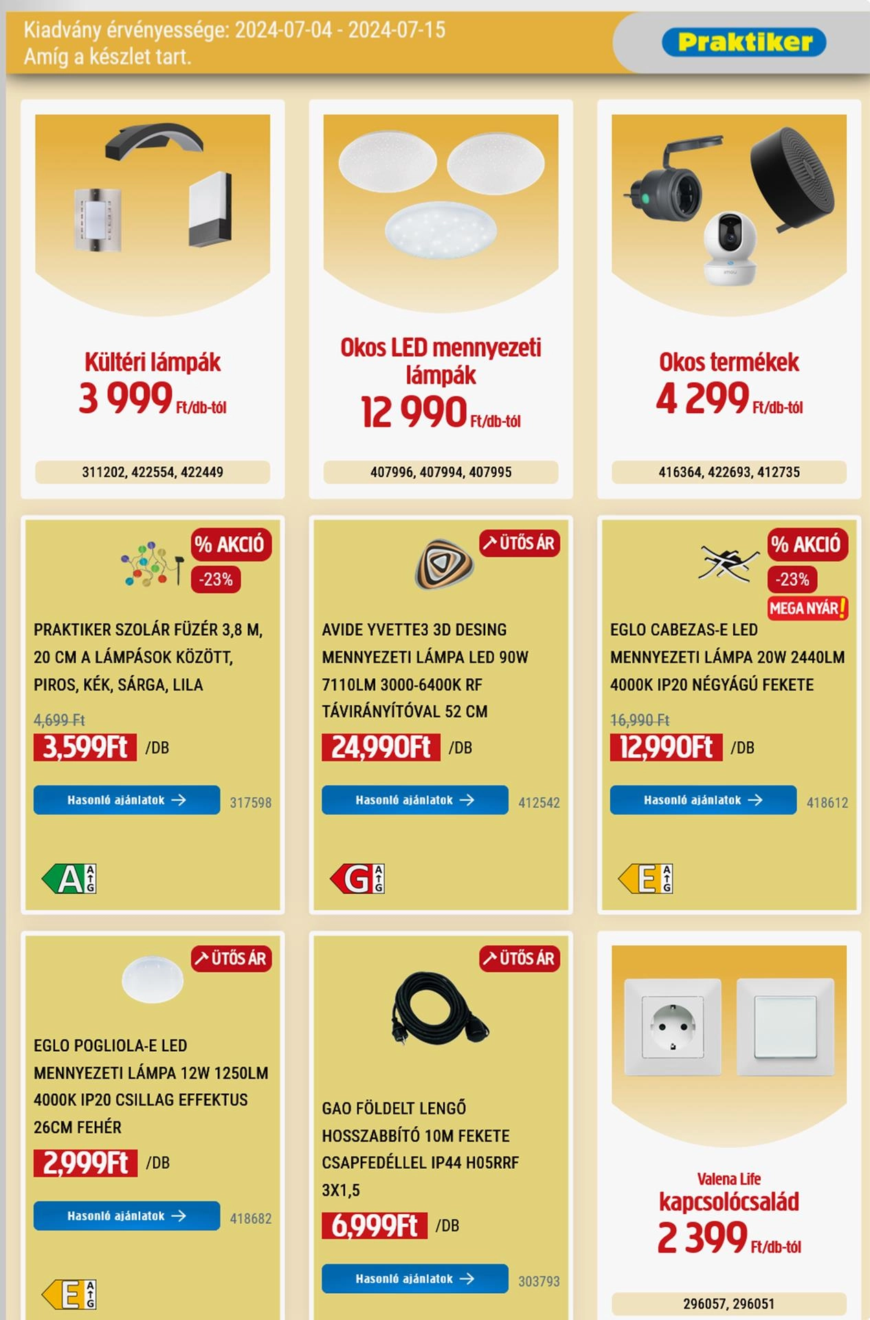 Lapozható Praktiker szórólap 2024. 07.04-07.15 - 9. oldal Lapozható Praktiker szórólap 2024. 07.04-07.15 - 9. oldal