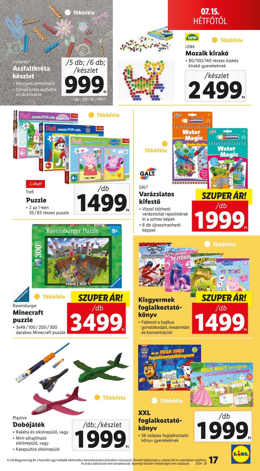 Lapozható Lidl Nonfood szórólap 2024. 07.11 - 17. oldal Lapozható Lidl Nonfood szórólap 2024. 07.11 - 17. oldal