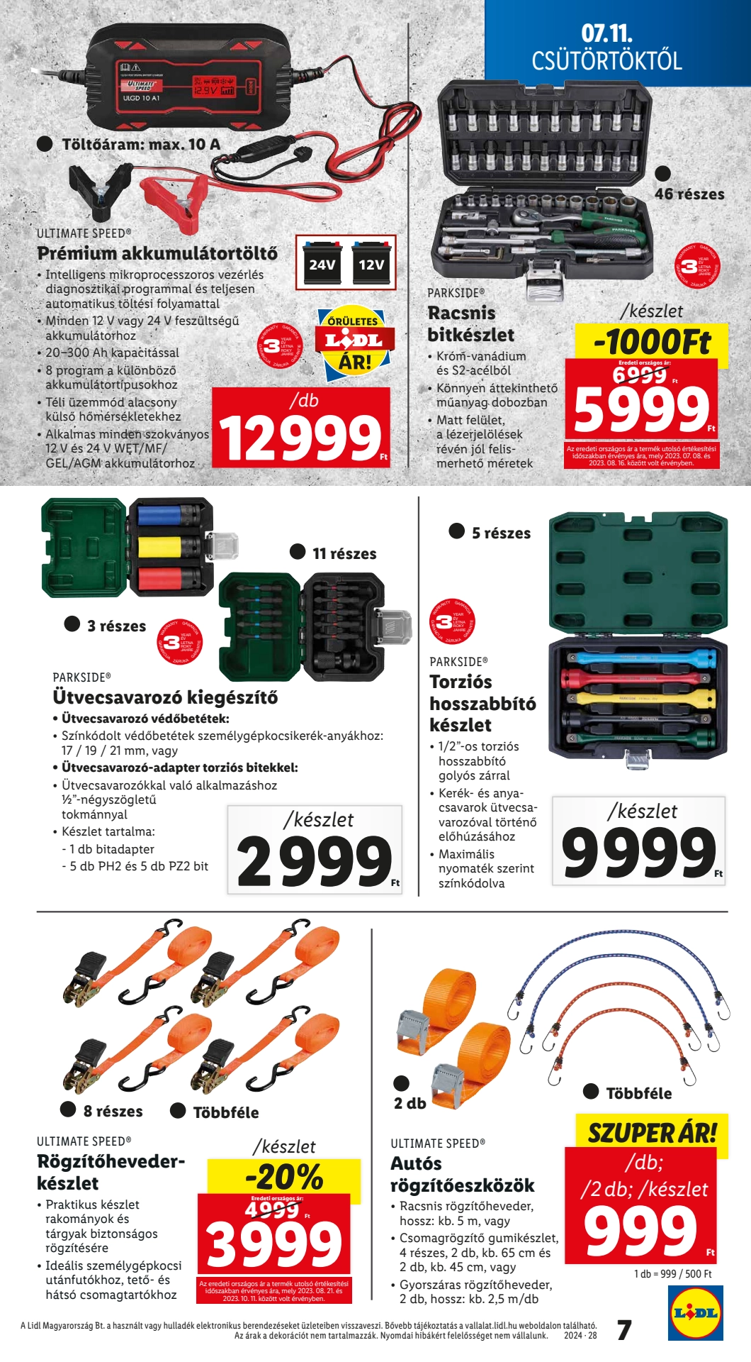 Lapozható Lidl Nonfood szórólap 2024. 07.11 - 7. oldal Lapozható Lidl Nonfood szórólap 2024. 07.11 - 7. oldal