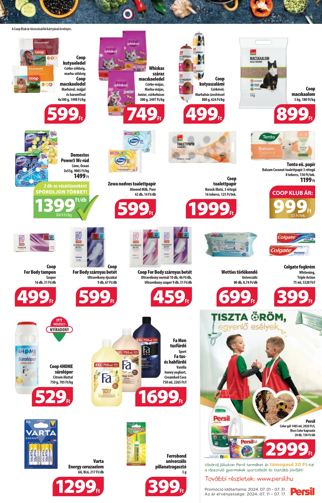 Lapozható Coop Szuper Plusz országos szórólap 2024. 07.11-07.17 - 11. oldal Lapozható Coop Szuper Plusz országos szórólap 2024. 07.11-07.17 - 11. oldal