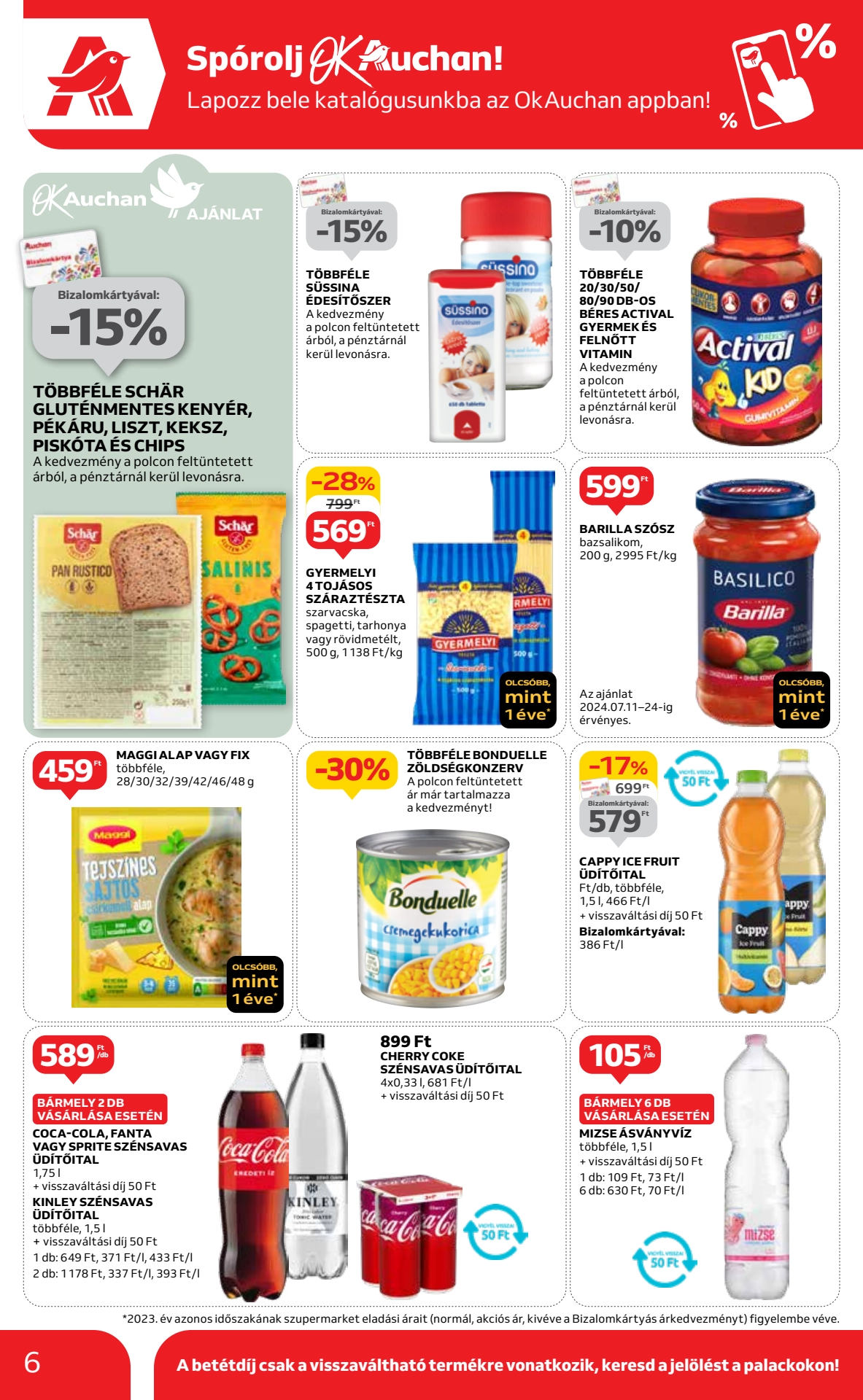 Lapozható Auchan Szupermarket szórólap 2024. 07.11-07.17 - 6. oldal Lapozható Auchan Szupermarket szórólap 2024. 07.11-07.17 - 6. oldal