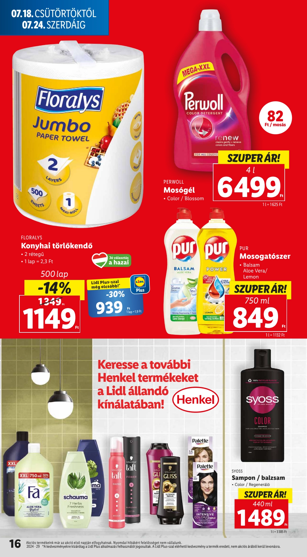 Lapozható Lidl szórólap 2024. 07.18-07.24 - 16. oldal Lapozható Lidl szórólap 2024. 07.18-07.24 - 16. oldal