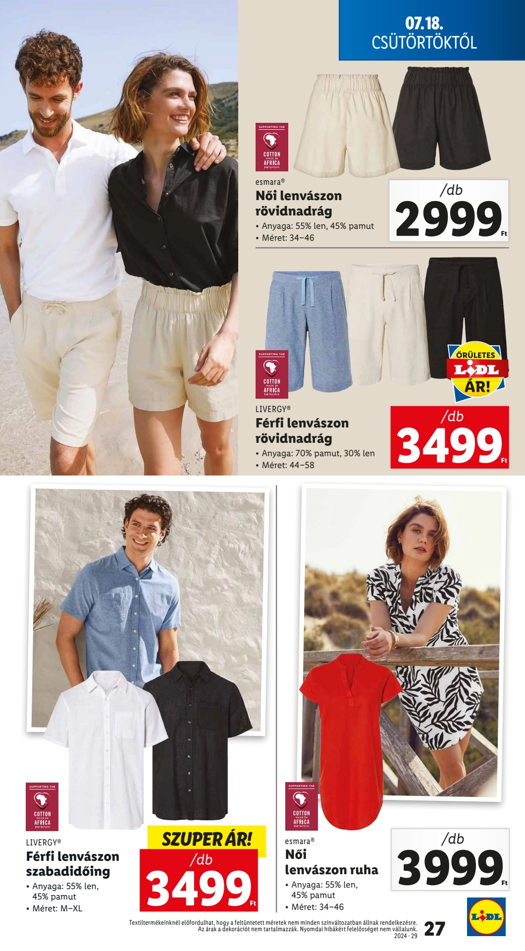 Lapozható Lidl szórólap 2024. 07.18-07.24 - 27. oldal Lapozható Lidl szórólap 2024. 07.18-07.24 - 27. oldal