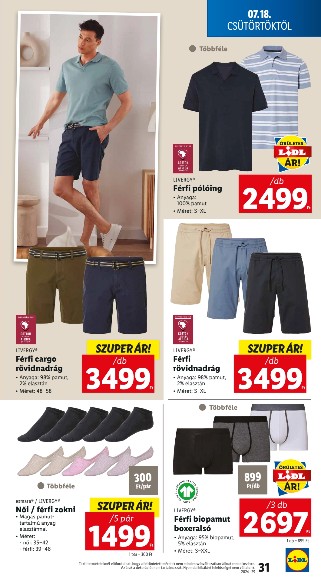 Lapozható Lidl szórólap 2024. 07.18-07.24 - 31. oldal Lapozható Lidl szórólap 2024. 07.18-07.24 - 31. oldal