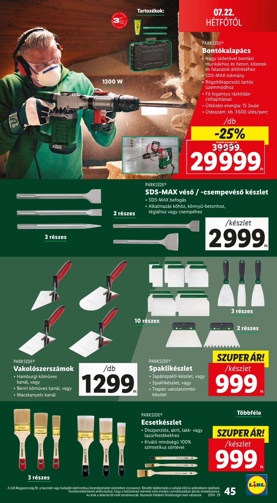 Lapozható Lidl szórólap 2024. 07.18-07.24 - 45. oldal Lapozható Lidl szórólap 2024. 07.18-07.24 - 45. oldal