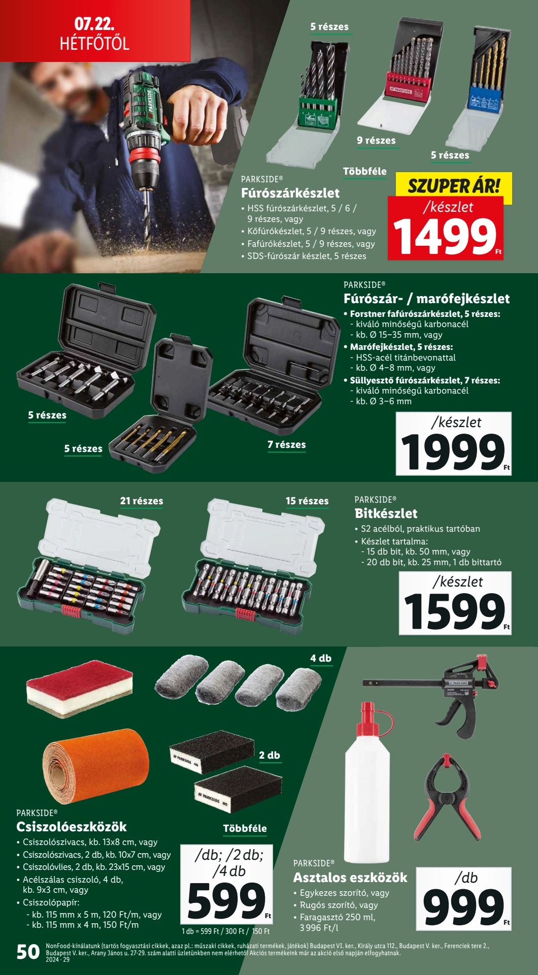 Lapozható Lidl Nonfood szórólap 2024. 07.18 - 18. oldal Lapozható Lidl Nonfood szórólap 2024. 07.18 - 18. oldal