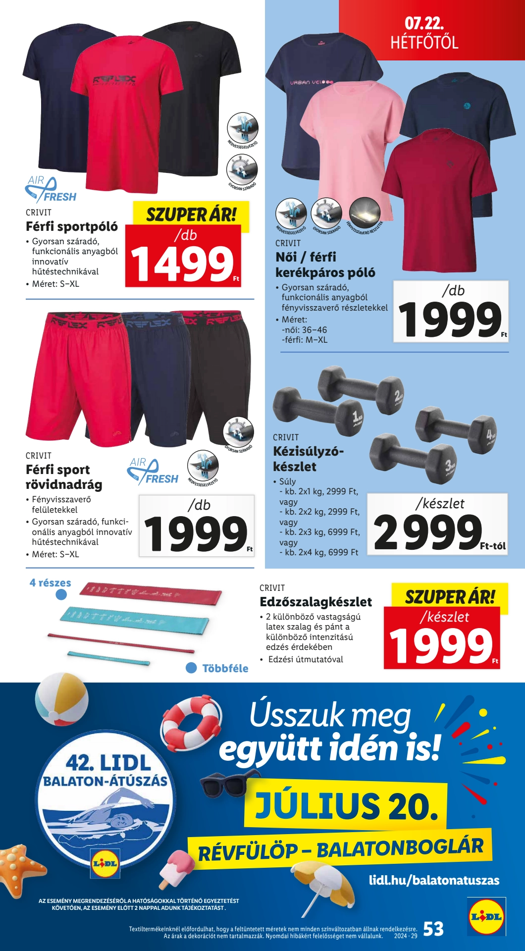 Lapozható Lidl Nonfood szórólap 2024. 07.18 - 21. oldal Lapozható Lidl Nonfood szórólap 2024. 07.18 - 21. oldal