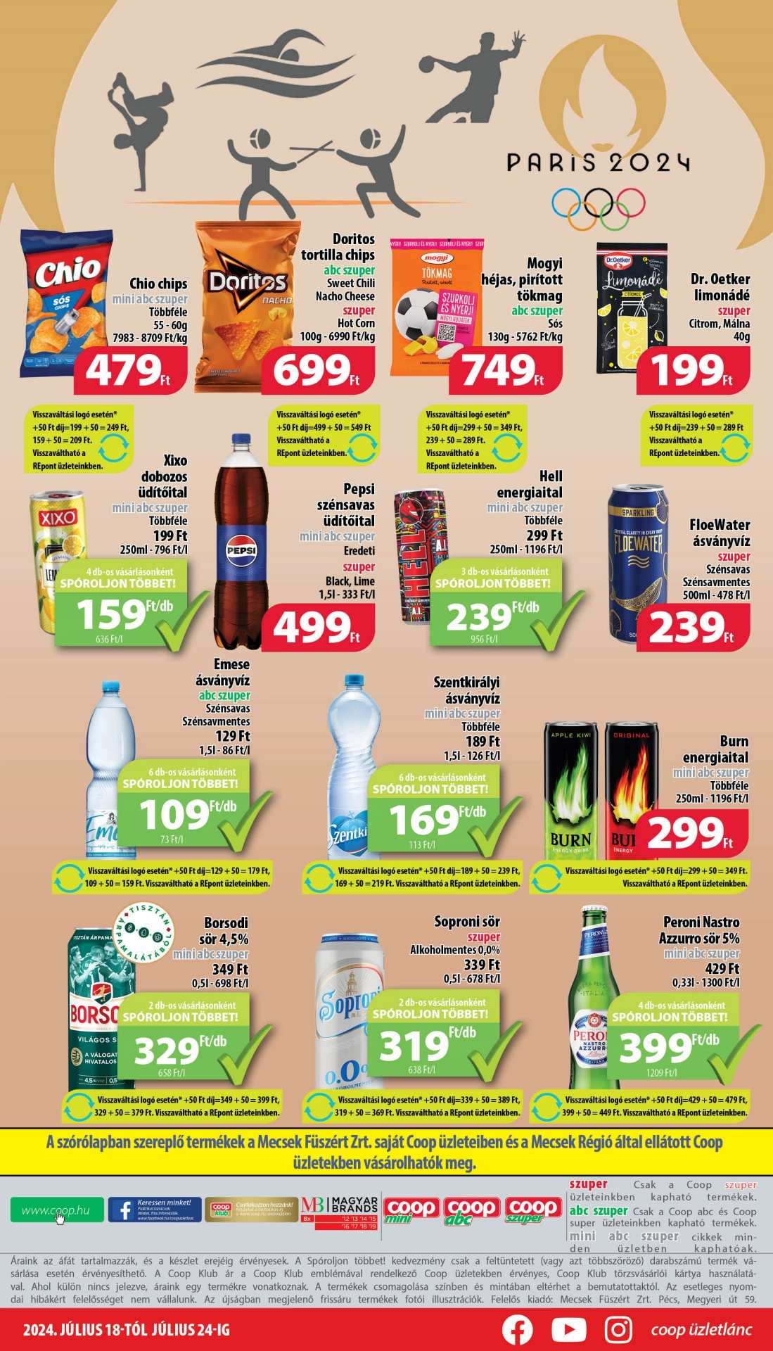 Lapozható Coop Mecsek szórólap 2024. 07.18-07.24 - 8. oldal Lapozható Coop Mecsek szórólap 2024. 07.18-07.24 - 8. oldal
