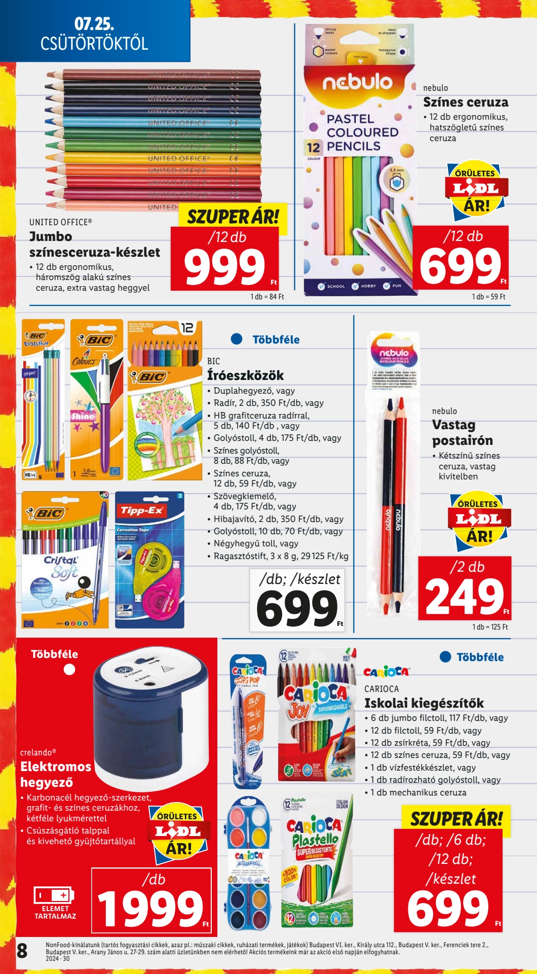 Lapozható Lidl Iskolaszervásár szórólap 2024. 07.25 - 8. oldal Lapozható Lidl Iskolaszervásár szórólap 2024. 07.25 - 8. oldal