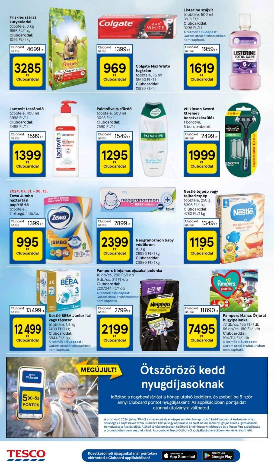 Lapozható Tesco Hipermarket szórólap 2024. 08.01-08.07 - 8. oldal Lapozható Tesco Hipermarket szórólap 2024. 08.01-08.07 - 8. oldal