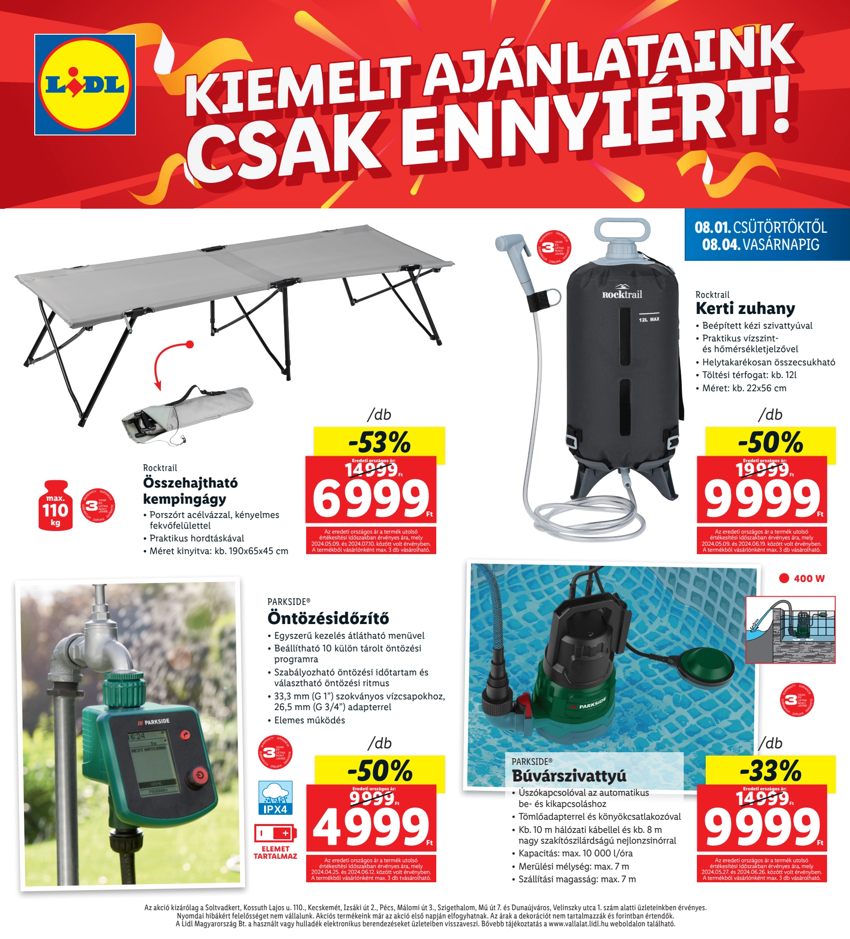 Lapozható Lidl Regionális szórólap 2024. 08.01-08.04 - 4. oldal Lapozható Lidl Regionális szórólap 2024. 08.01-08.04 - 4. oldal