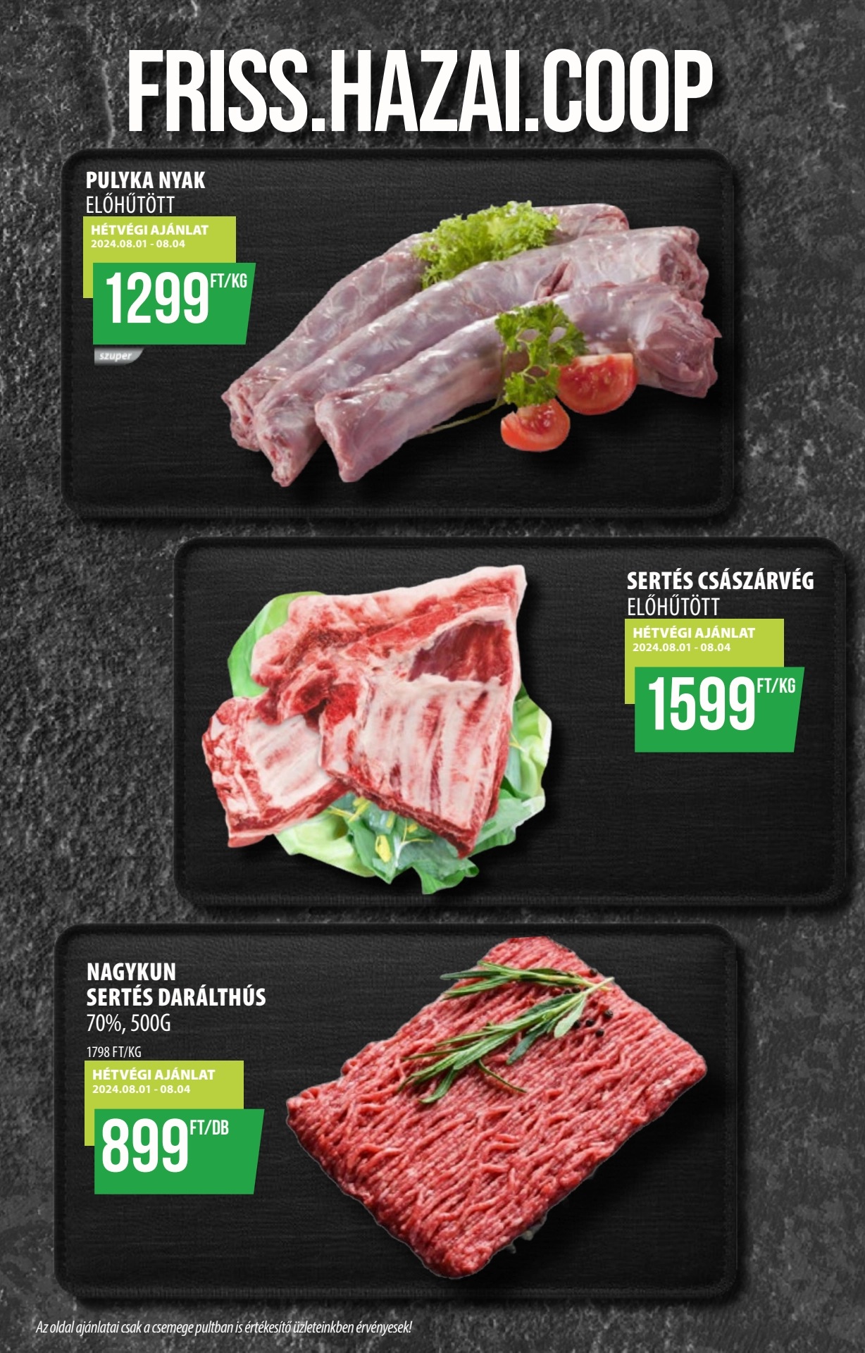 Lapozható Coop Szolnok szórólap 2024. 08.01-08.07 - 3. oldal Lapozható Coop Szolnok szórólap 2024. 08.01-08.07 - 3. oldal