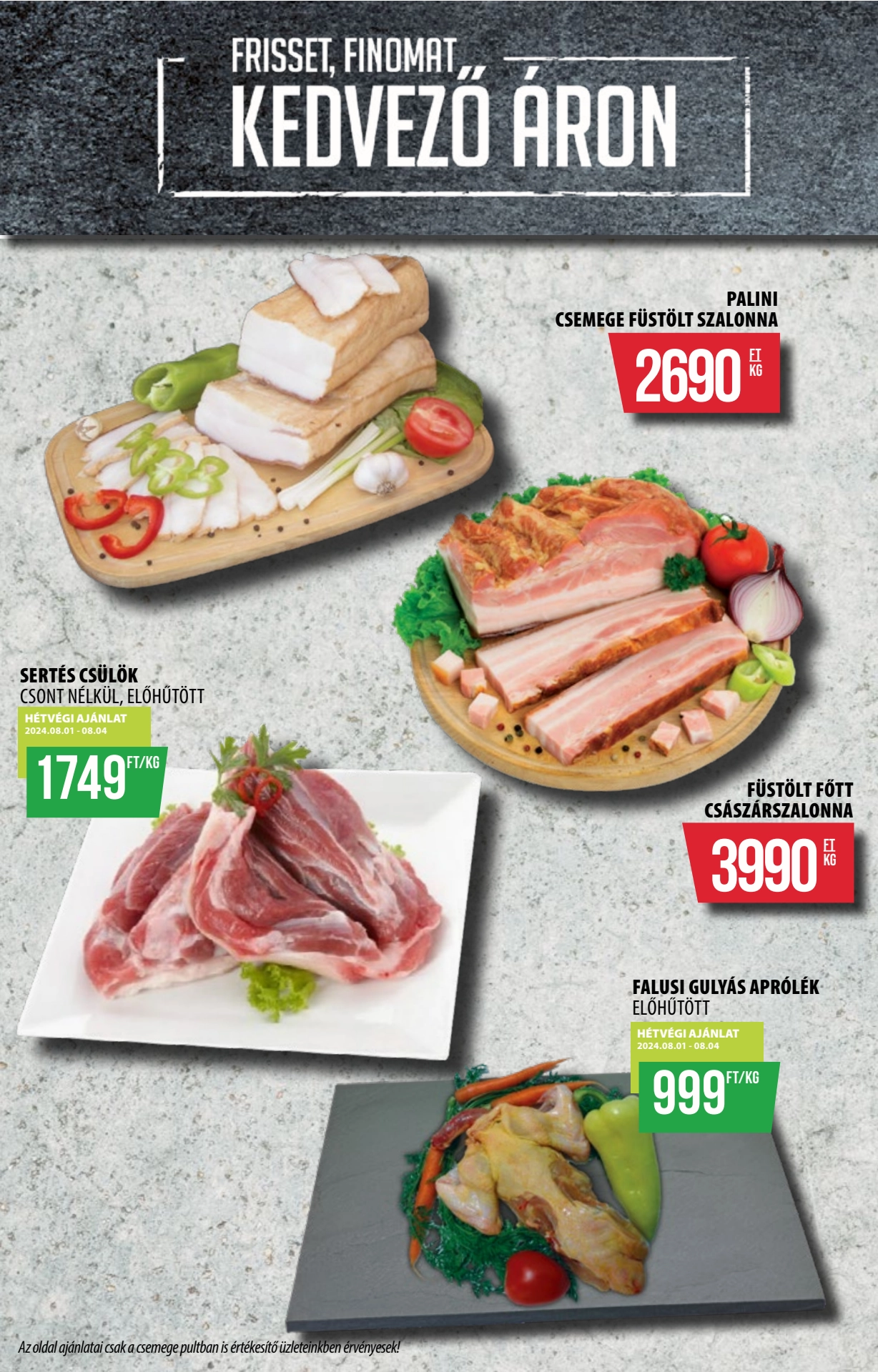 Lapozható Coop Szolnok szórólap 2024. 08.01-08.07 - 4. oldal Lapozható Coop Szolnok szórólap 2024. 08.01-08.07 - 4. oldal