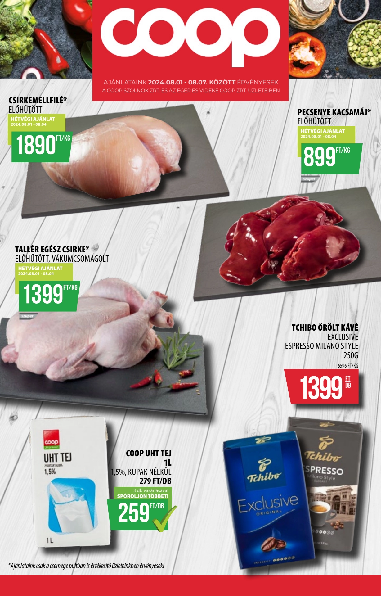 Lapozható Coop Szolnok szórólap 2024. 08.01-08.07 - 1. oldal Lapozható Coop Szolnok szórólap 2024. 08.01-08.07 - 1. oldal
