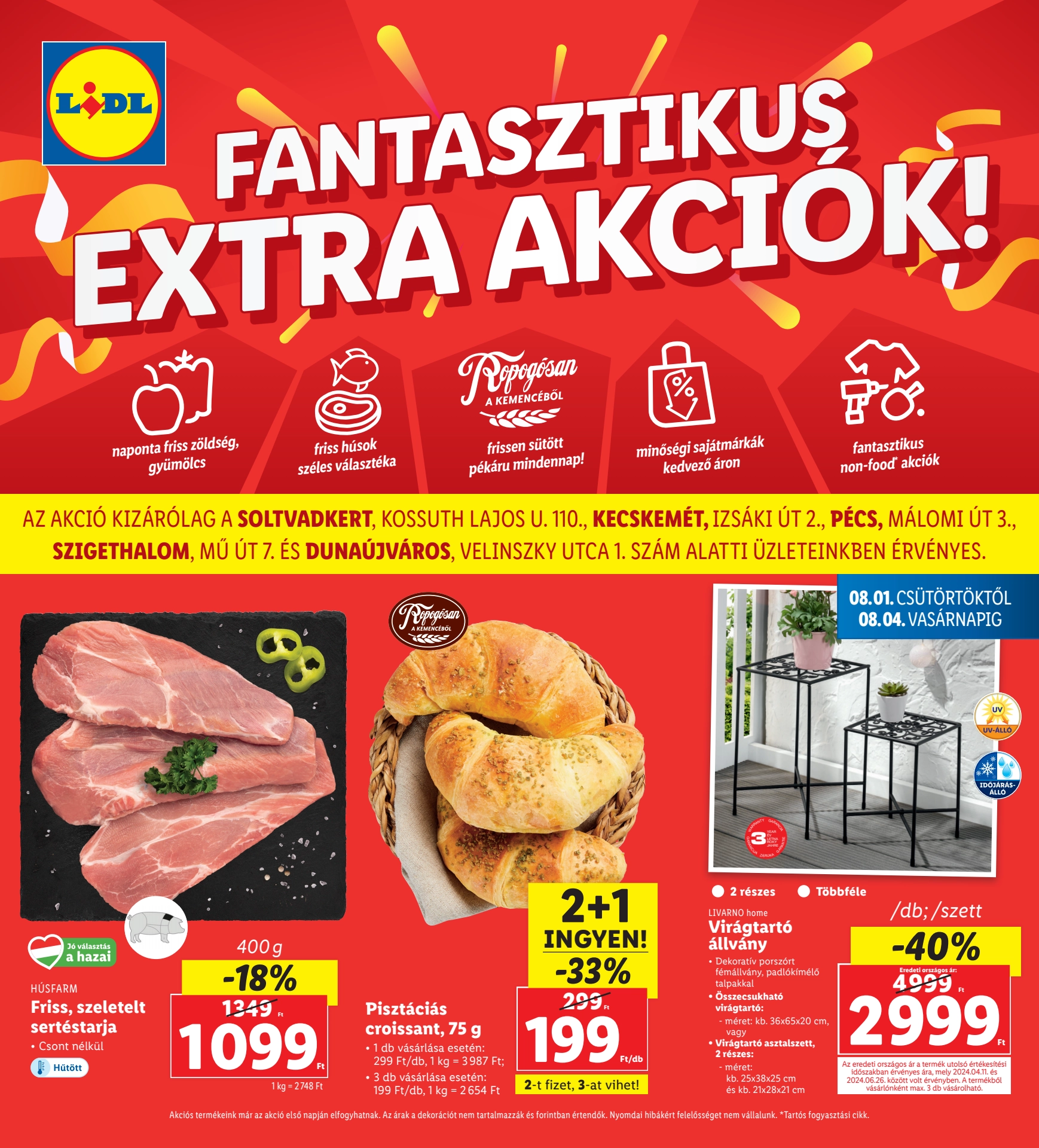 Lapozható Lidl Regionális szórólap 2024. 08.01-08.04 - 1. oldal Lapozható Lidl Regionális szórólap 2024. 08.01-08.04 - 1. oldal