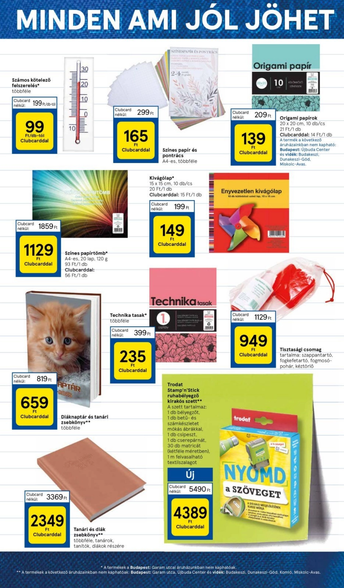 Lapozható Tesco Hipermarket Hello Suli szórólap 2024. 08.07 - 11. oldal Lapozható Tesco Hipermarket Hello Suli szórólap 2024. 08.07 - 11. oldal