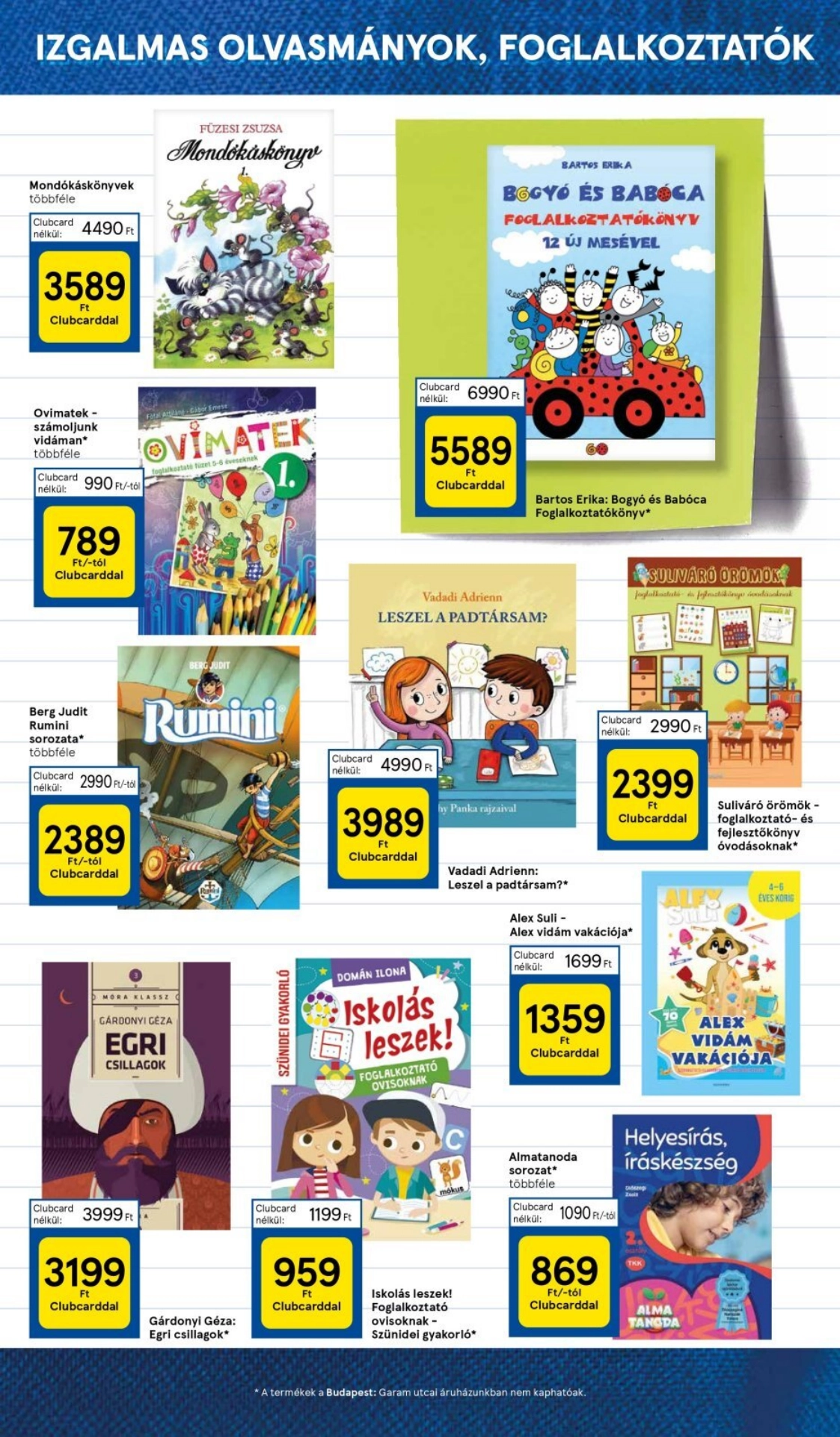 Lapozható Tesco Hipermarket Hello Suli szórólap 2024. 08.07 - 15. oldal Lapozható Tesco Hipermarket Hello Suli szórólap 2024. 08.07 - 15. oldal