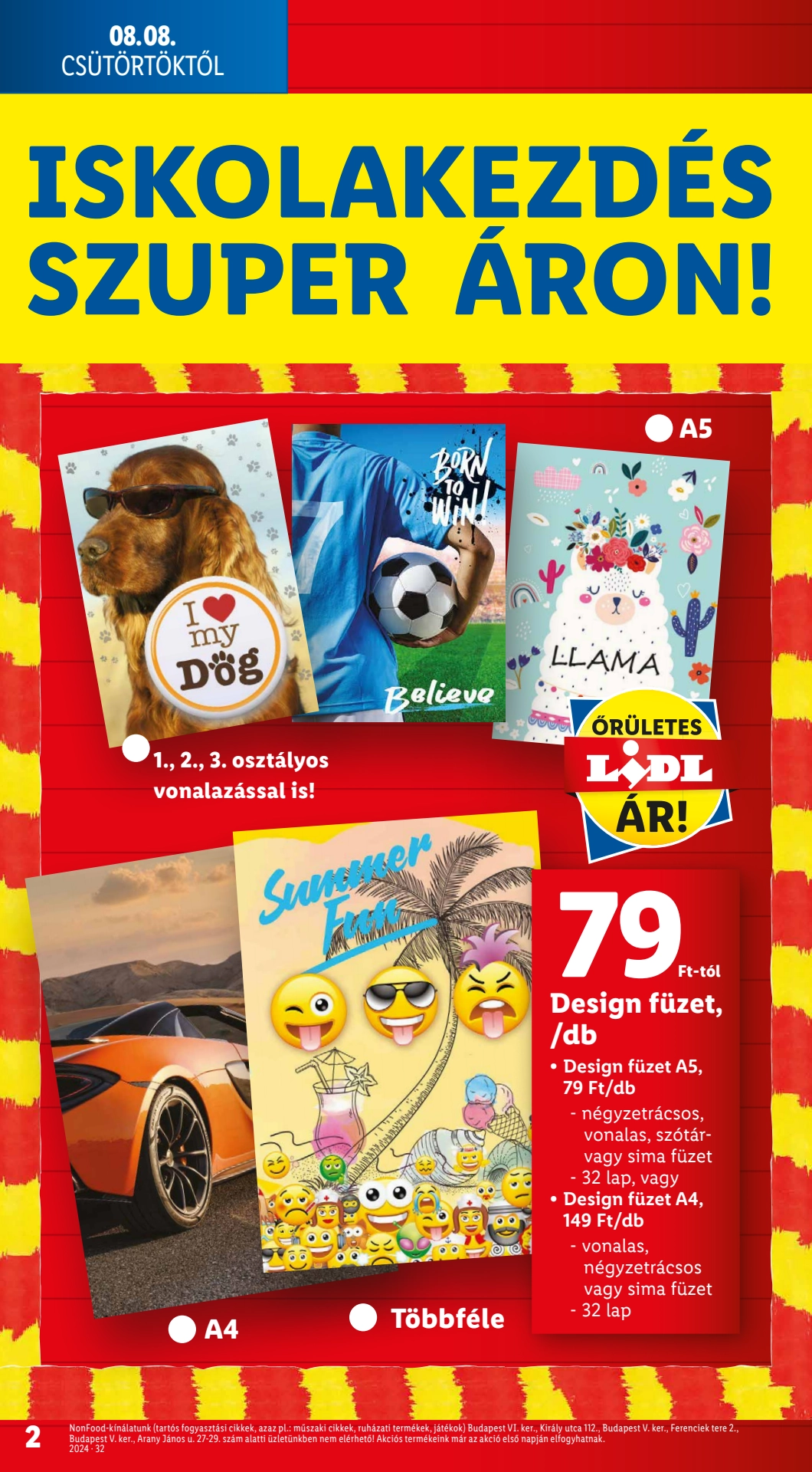 Lapozható Lidl Nonfood szórólap 2024. 08.08 - 2. oldal Lapozható Lidl Nonfood szórólap 2024. 08.08 - 2. oldal