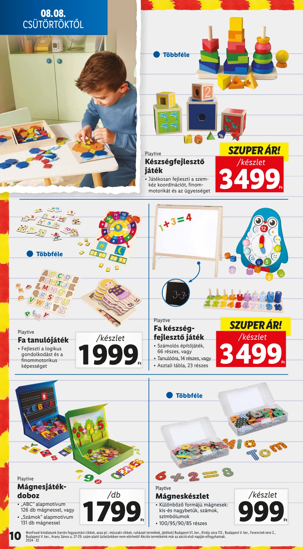 Lapozható Lidl Nonfood szórólap 2024. 08.08 - 10. oldal Lapozható Lidl Nonfood szórólap 2024. 08.08 - 10. oldal