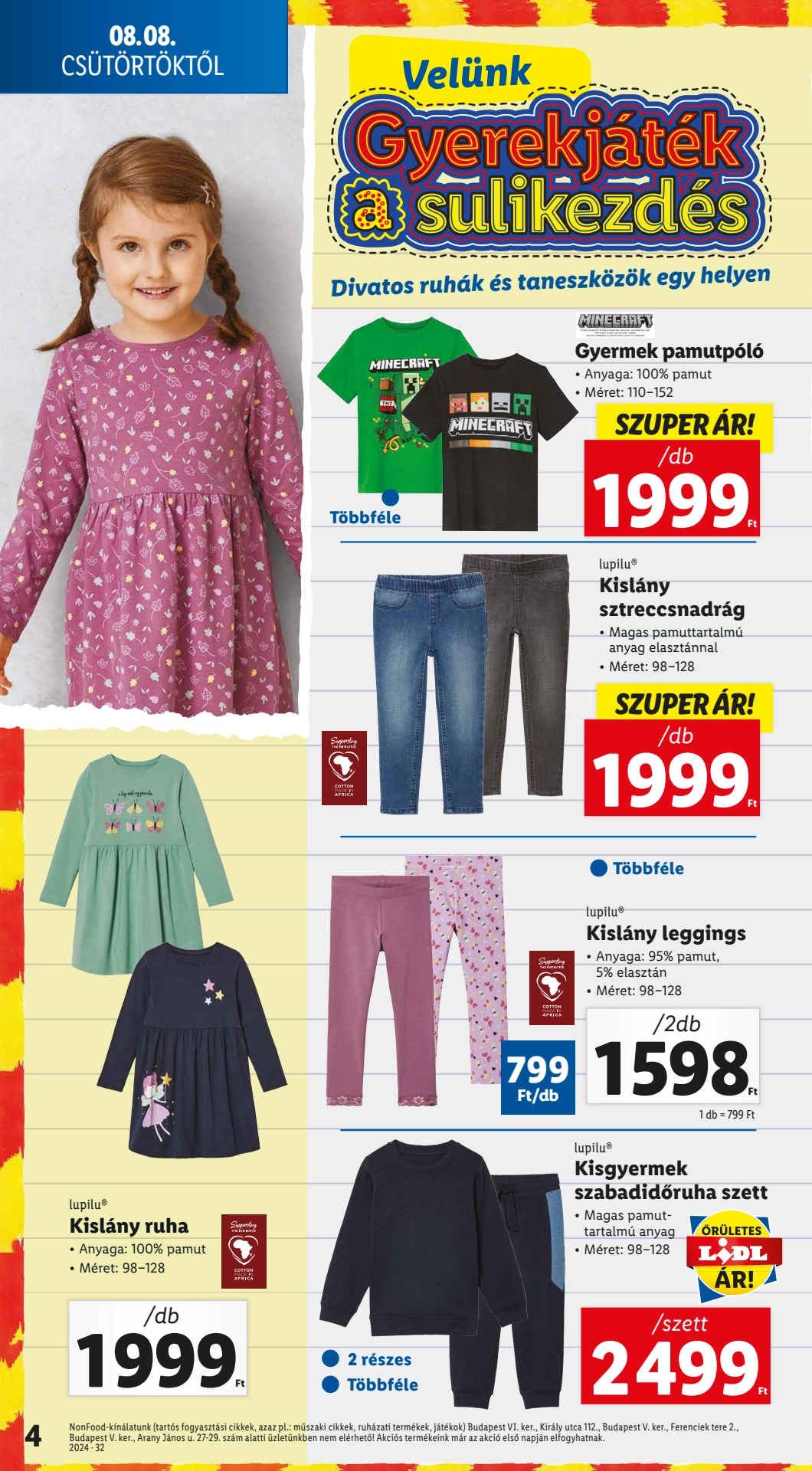 Lapozható Lidl Nonfood szórólap 2024. 08.08 - 4. oldal Lapozható Lidl Nonfood szórólap 2024. 08.08 - 4. oldal