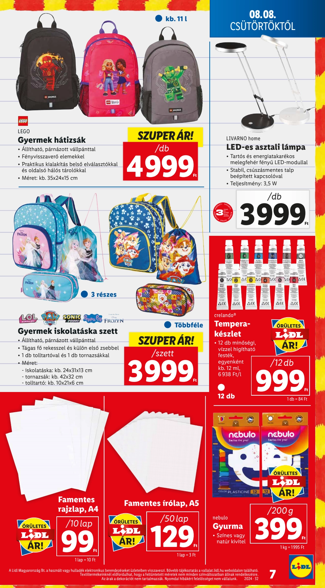 Lapozható Lidl Nonfood szórólap 2024. 08.08 - 7. oldal Lapozható Lidl Nonfood szórólap 2024. 08.08 - 7. oldal