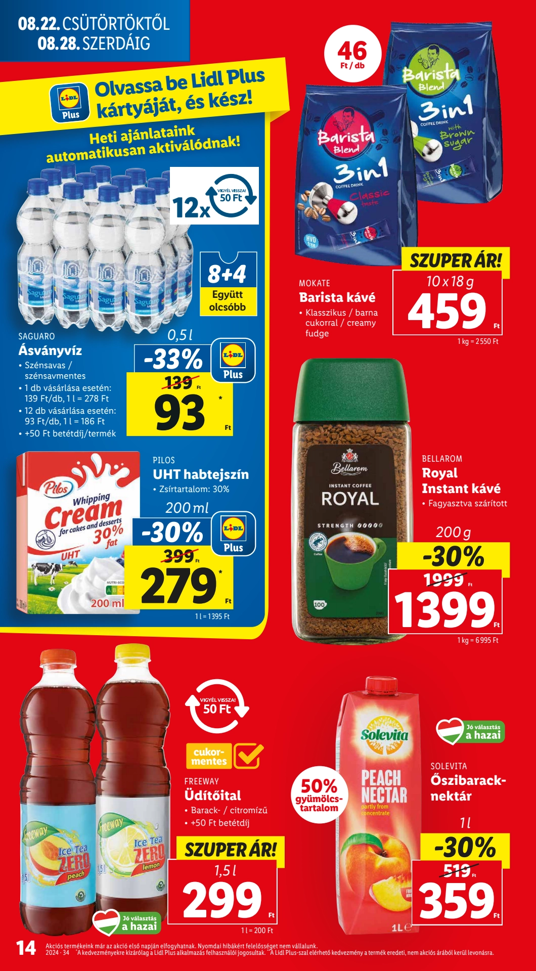 Lapozható Lidl szórólap 2024. 08.22-08.28 - 14. oldal Lapozható Lidl szórólap 2024. 08.22-08.28 - 14. oldal