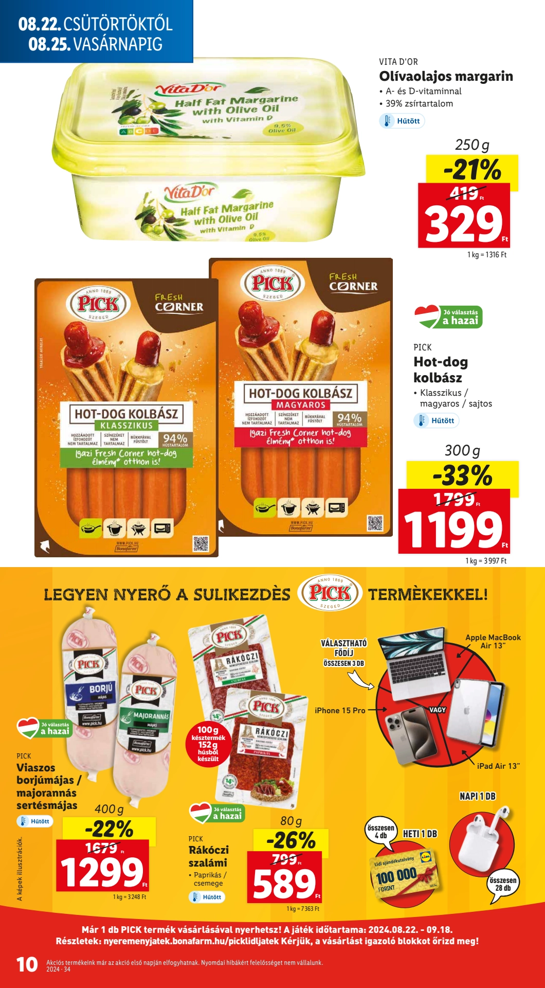 Lapozható Lidl szórólap 2024. 08.22-08.28 - 10. oldal Lapozható Lidl szórólap 2024. 08.22-08.28 - 10. oldal