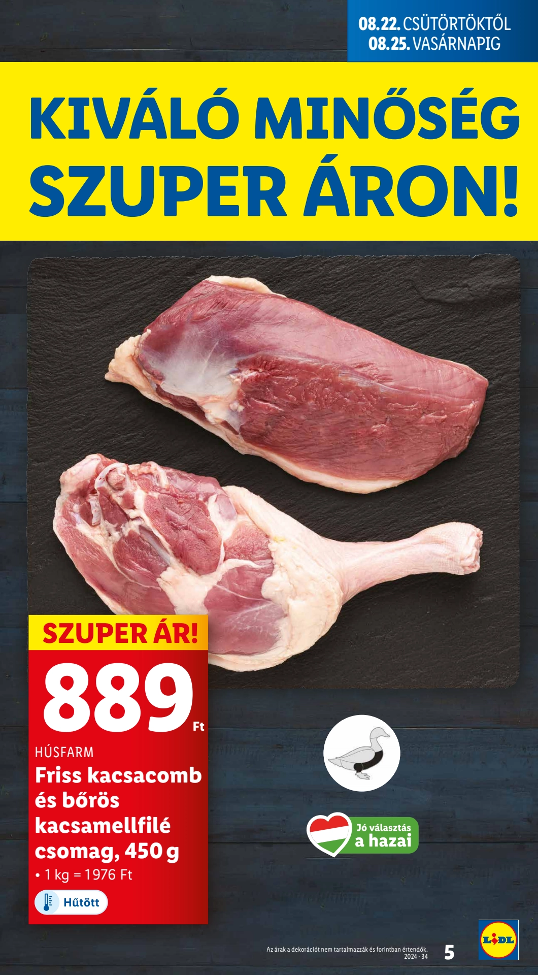 Lapozható Lidl szórólap 2024. 08.22-08.28 - 5. oldal Lapozható Lidl szórólap 2024. 08.22-08.28 - 5. oldal