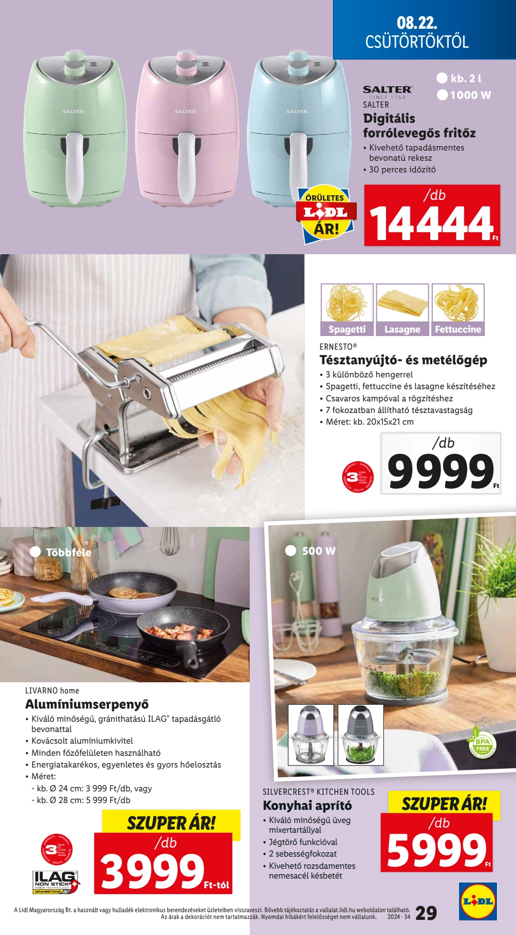 Lapozható Lidl szórólap 2024. 08.22-08.28 - 29. oldal Lapozható Lidl szórólap 2024. 08.22-08.28 - 29. oldal