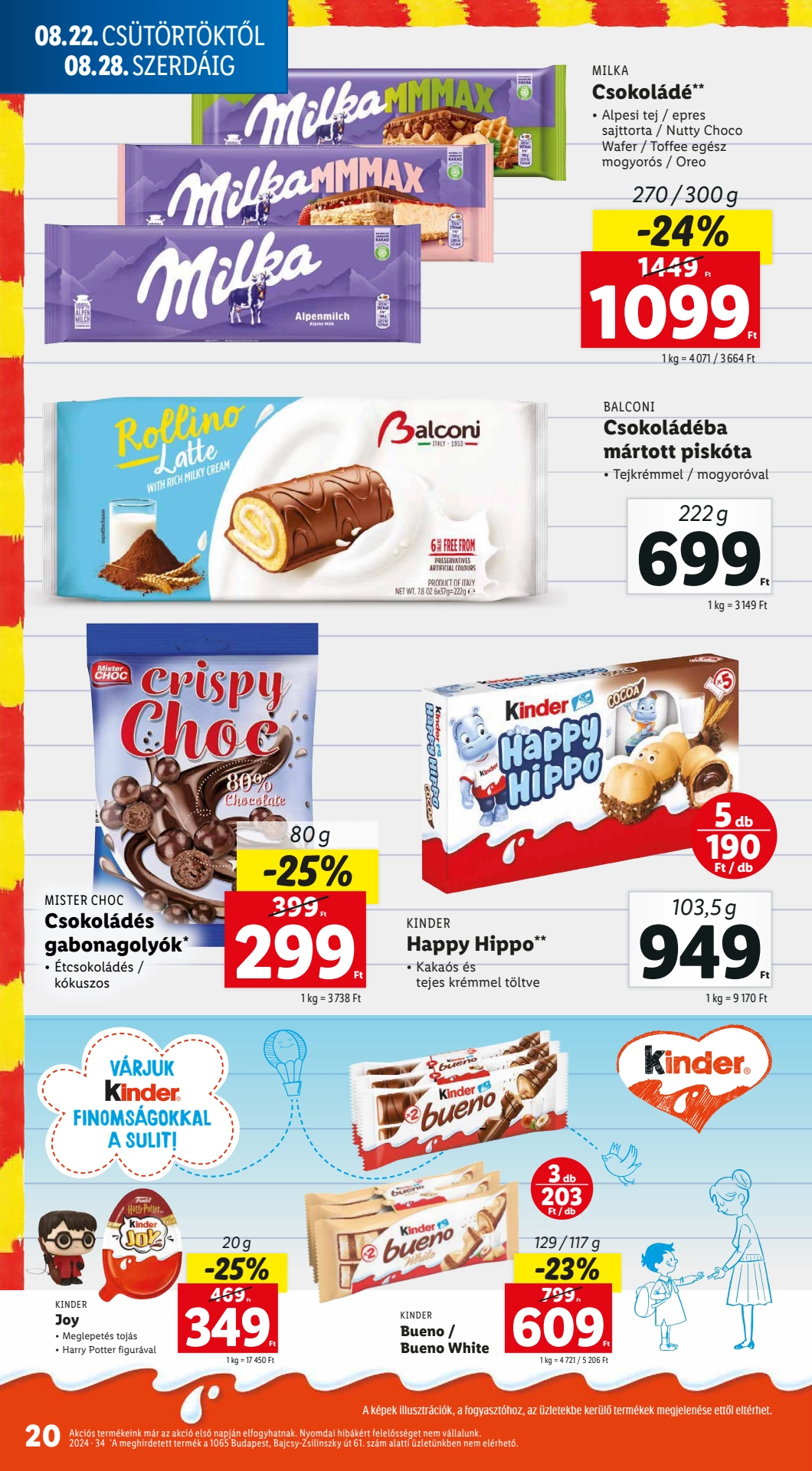 Lapozható Lidl szórólap 2024. 08.22-08.28 - 20. oldal Lapozható Lidl szórólap 2024. 08.22-08.28 - 20. oldal