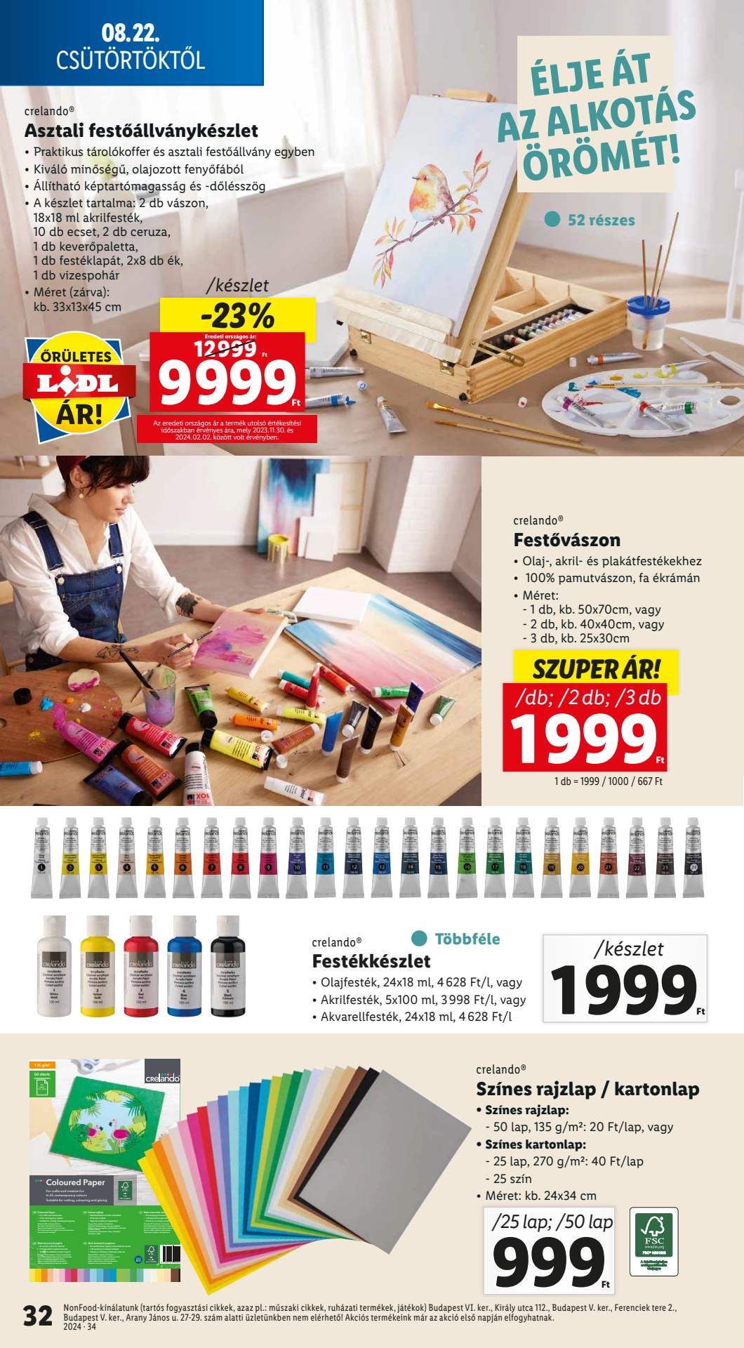 Lapozható Lidl szórólap 2024. 08.22-08.28 - 32. oldal Lapozható Lidl szórólap 2024. 08.22-08.28 - 32. oldal