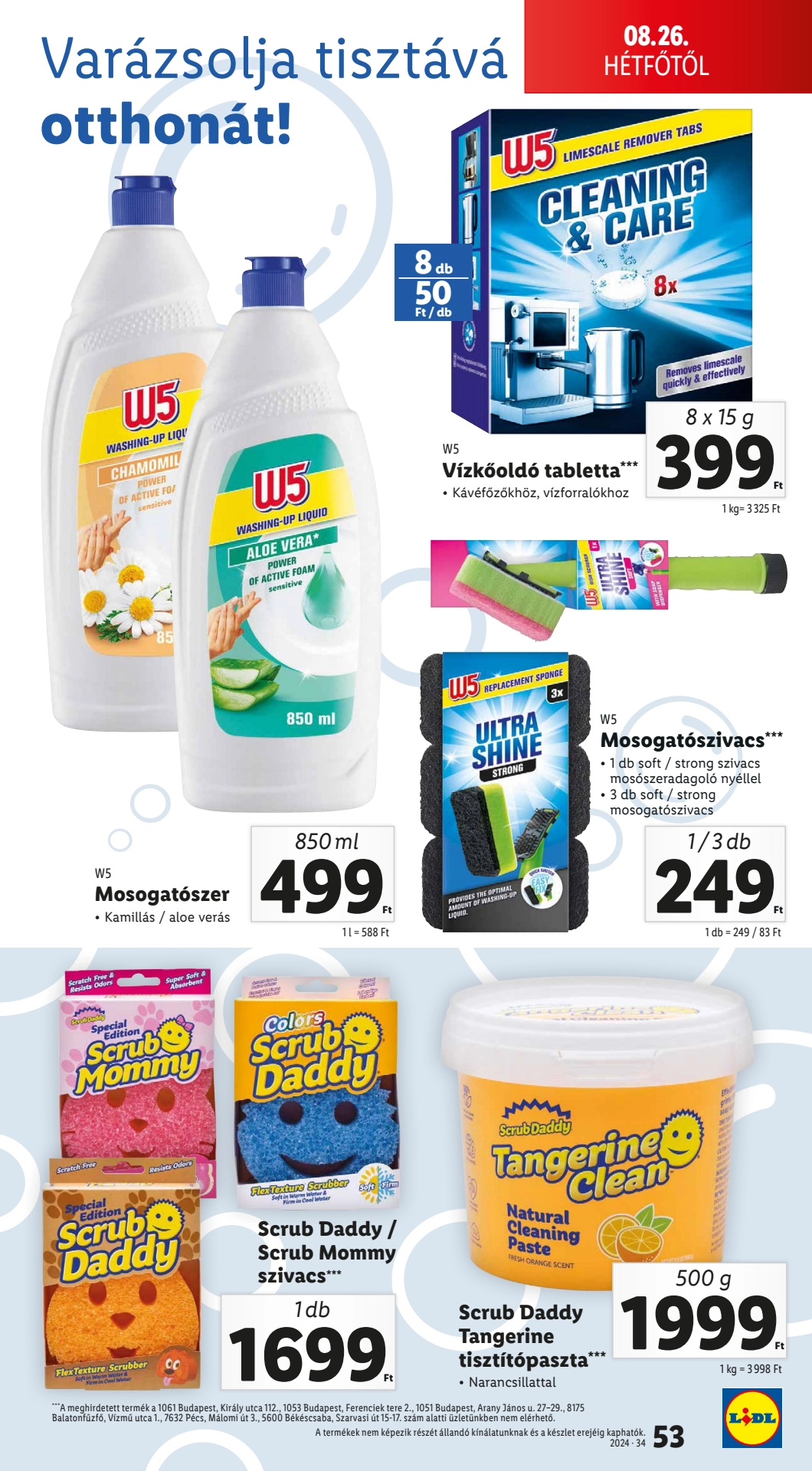 Lapozható Lidl szórólap 2024. 08.22-08.28 - 53. oldal Lapozható Lidl szórólap 2024. 08.22-08.28 - 53. oldal