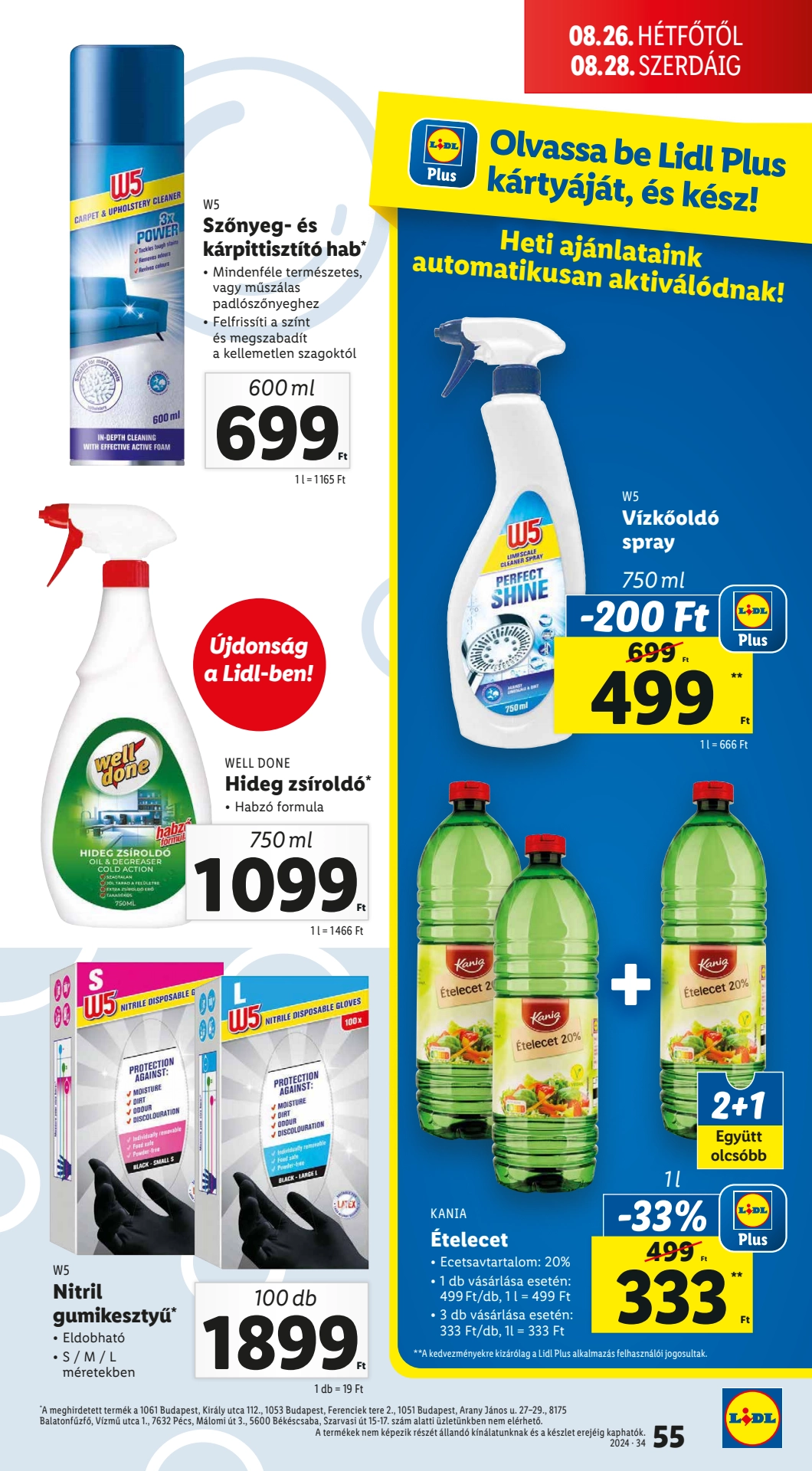 Lapozható Lidl szórólap 2024. 08.22-08.28 - 55. oldal Lapozható Lidl szórólap 2024. 08.22-08.28 - 55. oldal