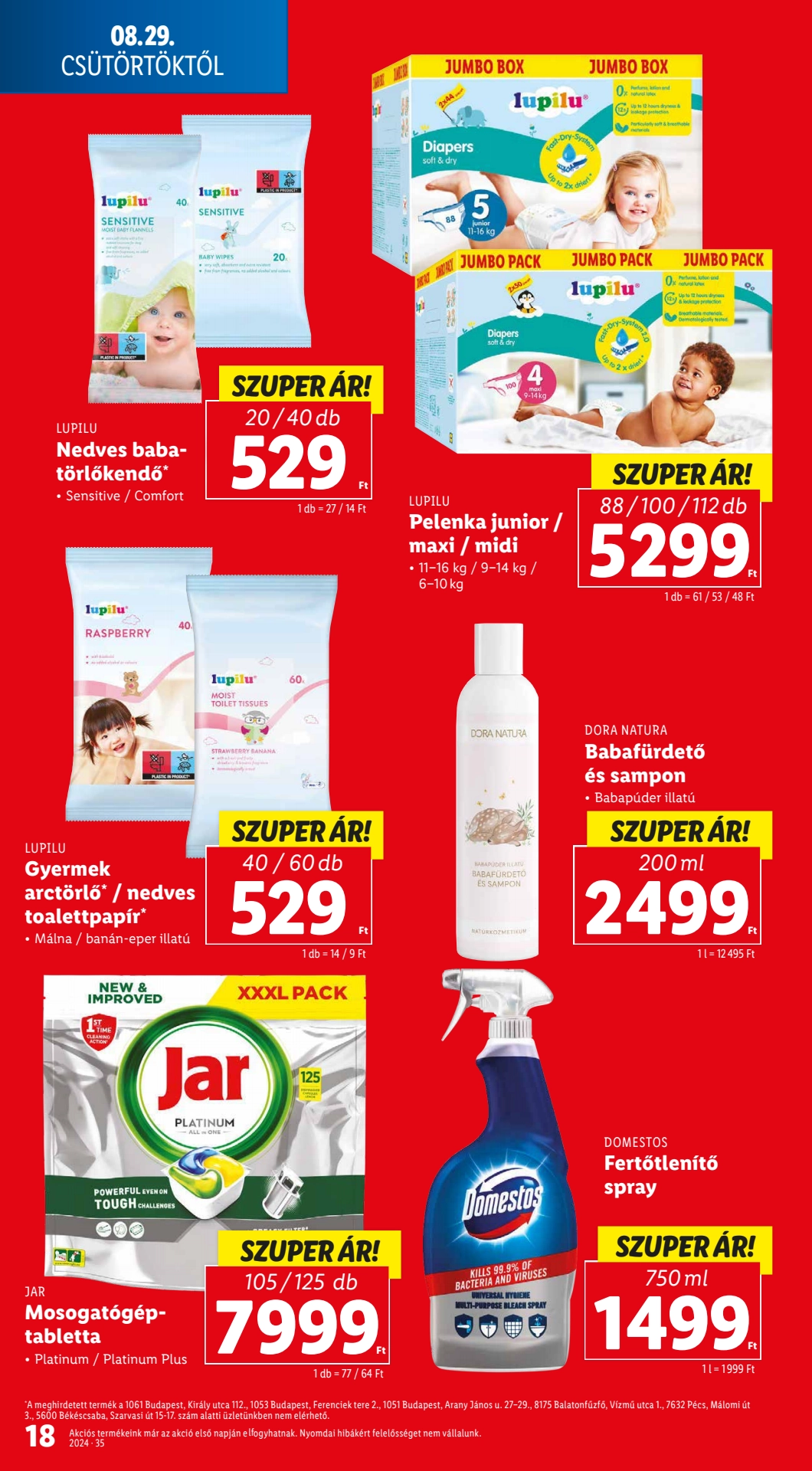 Lapozható Lidl szórólap 2024. 08.29-09.04 - 18. oldal Lapozható Lidl szórólap 2024. 08.29-09.04 - 18. oldal