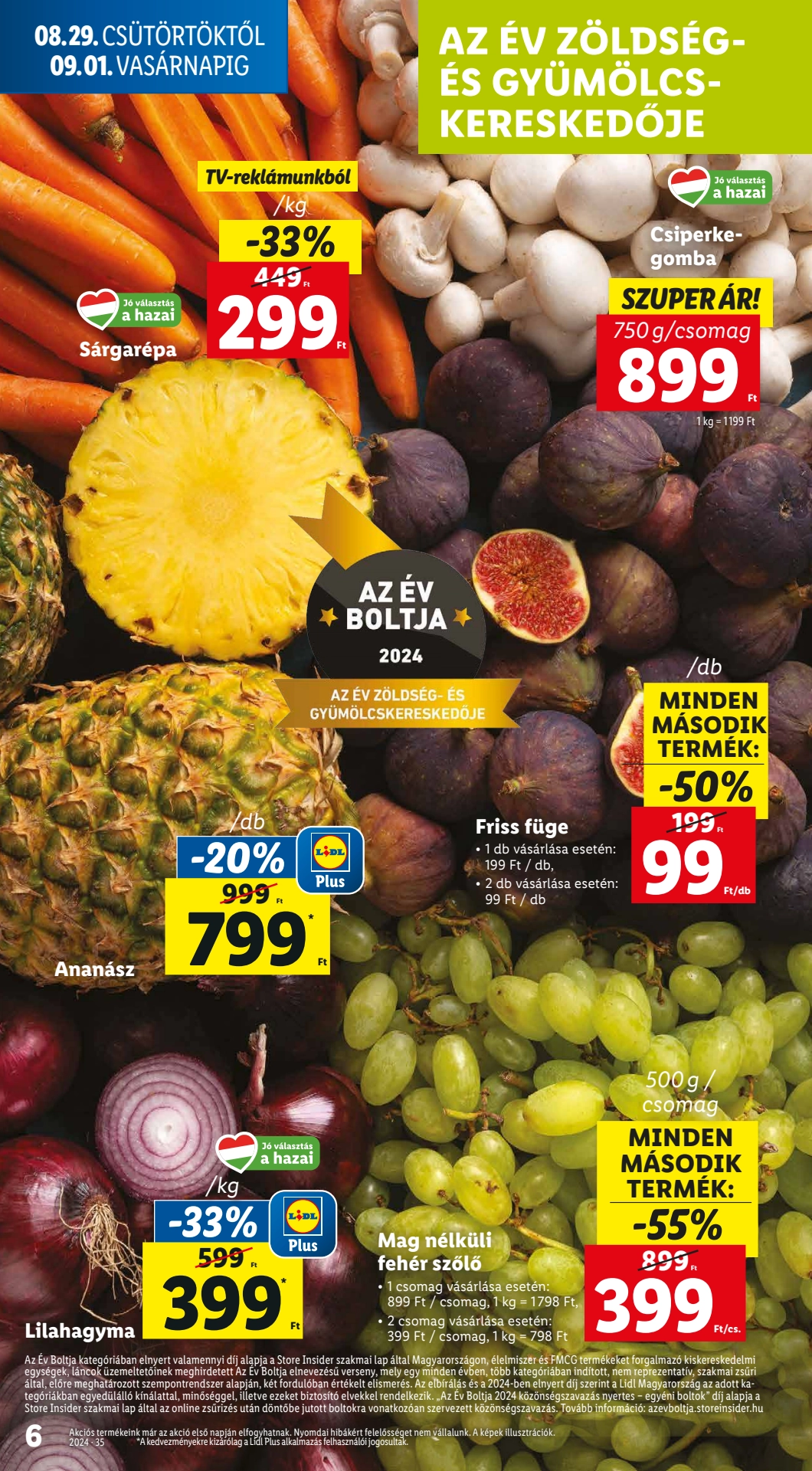 Lapozható Lidl szórólap 2024. 08.29-09.04 - 6. oldal Lapozható Lidl szórólap 2024. 08.29-09.04 - 6. oldal