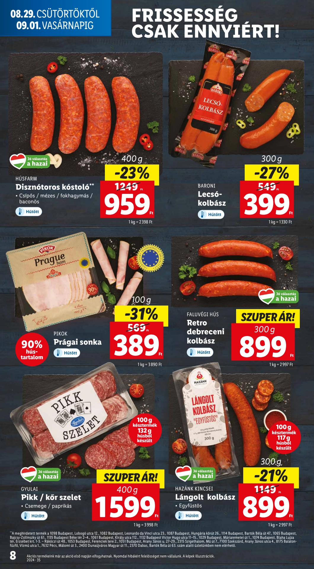 Lapozható Lidl szórólap 2024. 08.29-09.04 - 8. oldal Lapozható Lidl szórólap 2024. 08.29-09.04 - 8. oldal