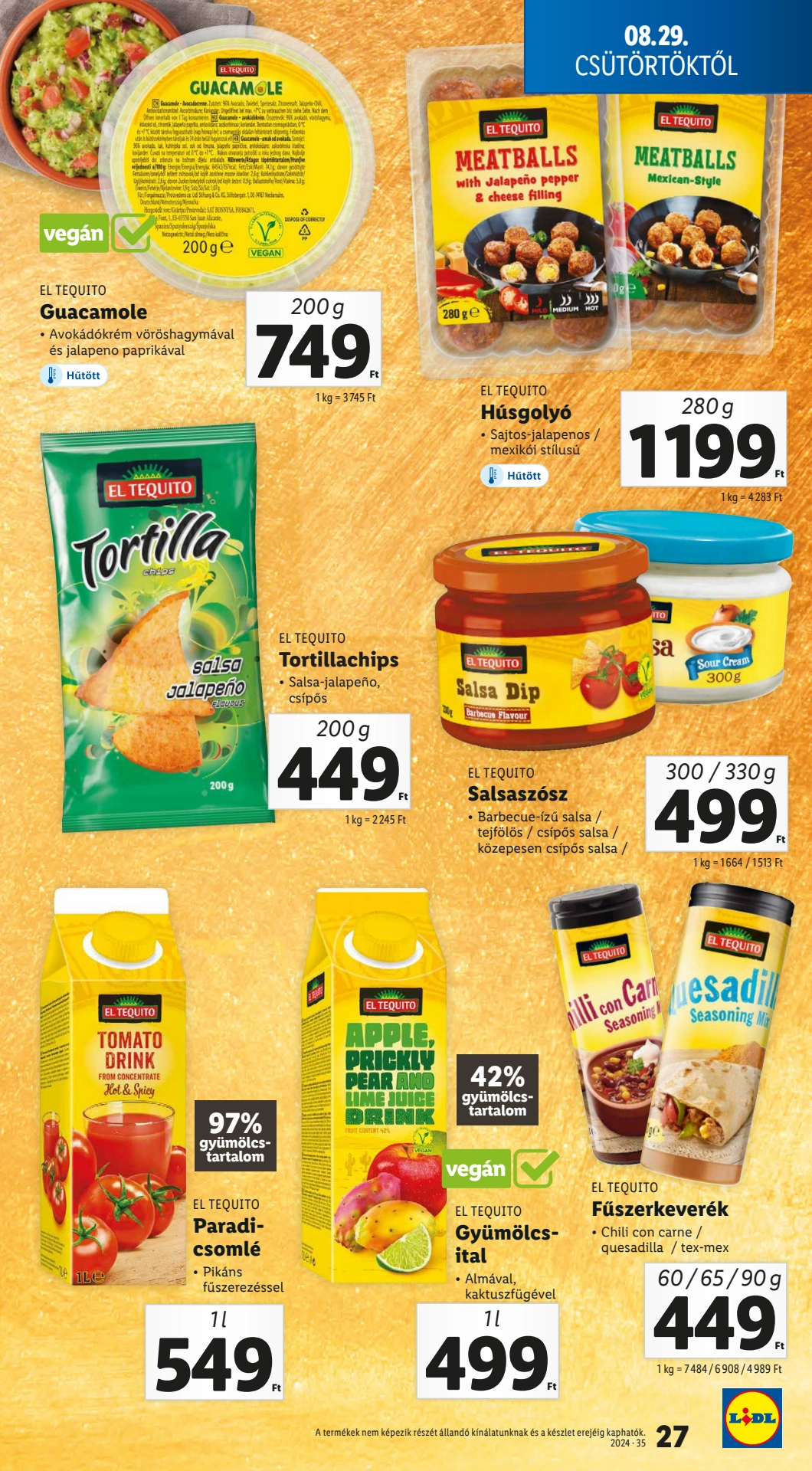 Lapozható Lidl szórólap 2024. 08.29-09.04 - 27. oldal Lapozható Lidl szórólap 2024. 08.29-09.04 - 27. oldal